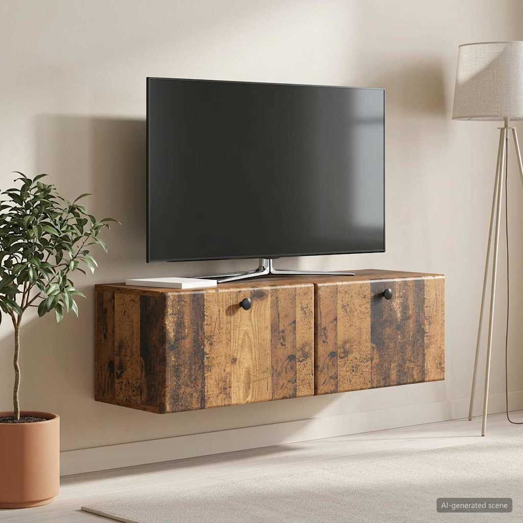 Sieninė TV spintelė Sendintos medienos 98 x 31 x 30 cm