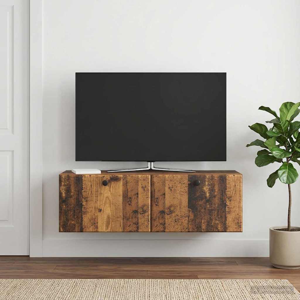 Sieninė TV spintelė Sendintos medienos 98 x 31 x 30 cm