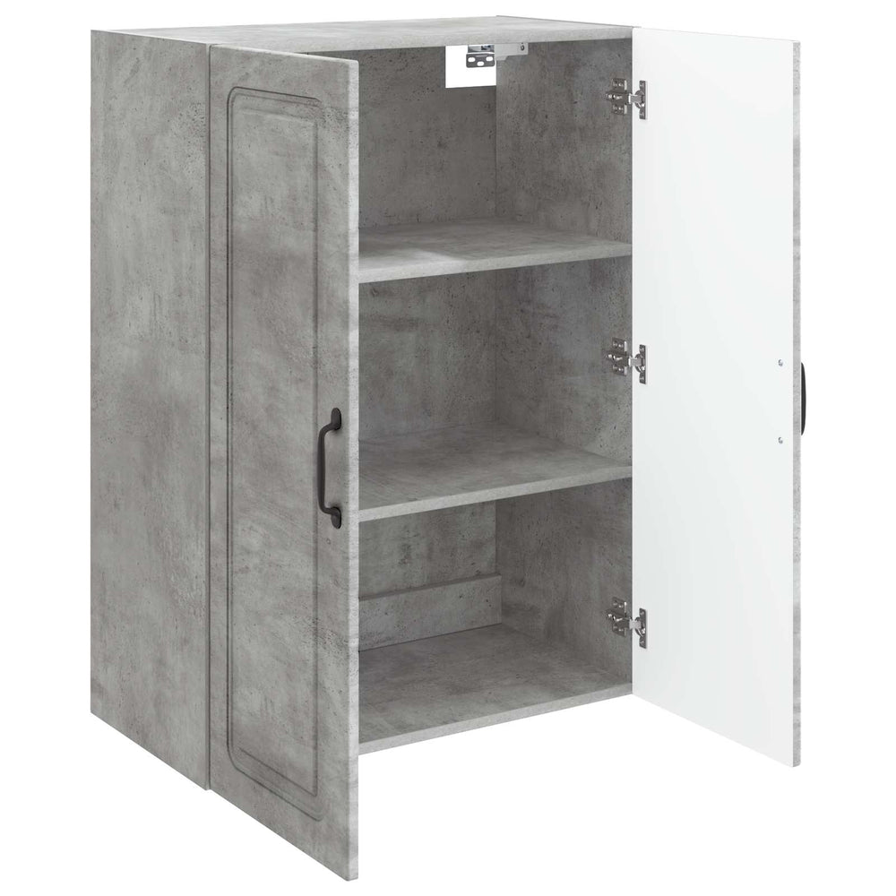 Prie sienos montuojama spinta Betono pilka 66 x 34,5 x 90 cm