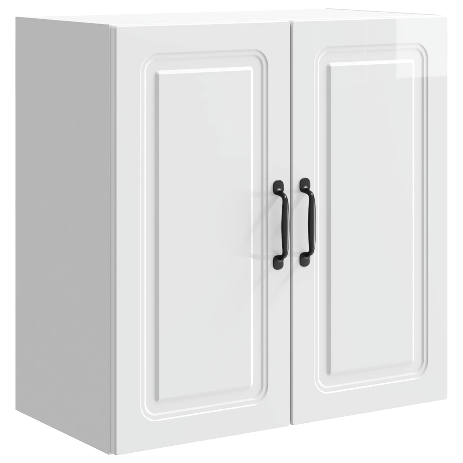 Prie sienos montuojama spinta Itin blizgi balta 59 x 31 x 60 cm