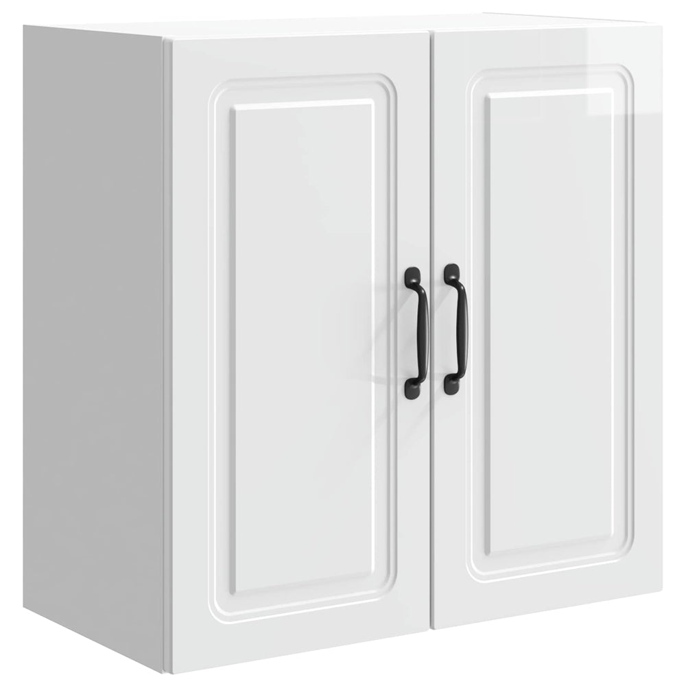 Prie sienos montuojama spinta Itin blizgi balta 59 x 31 x 60 cm