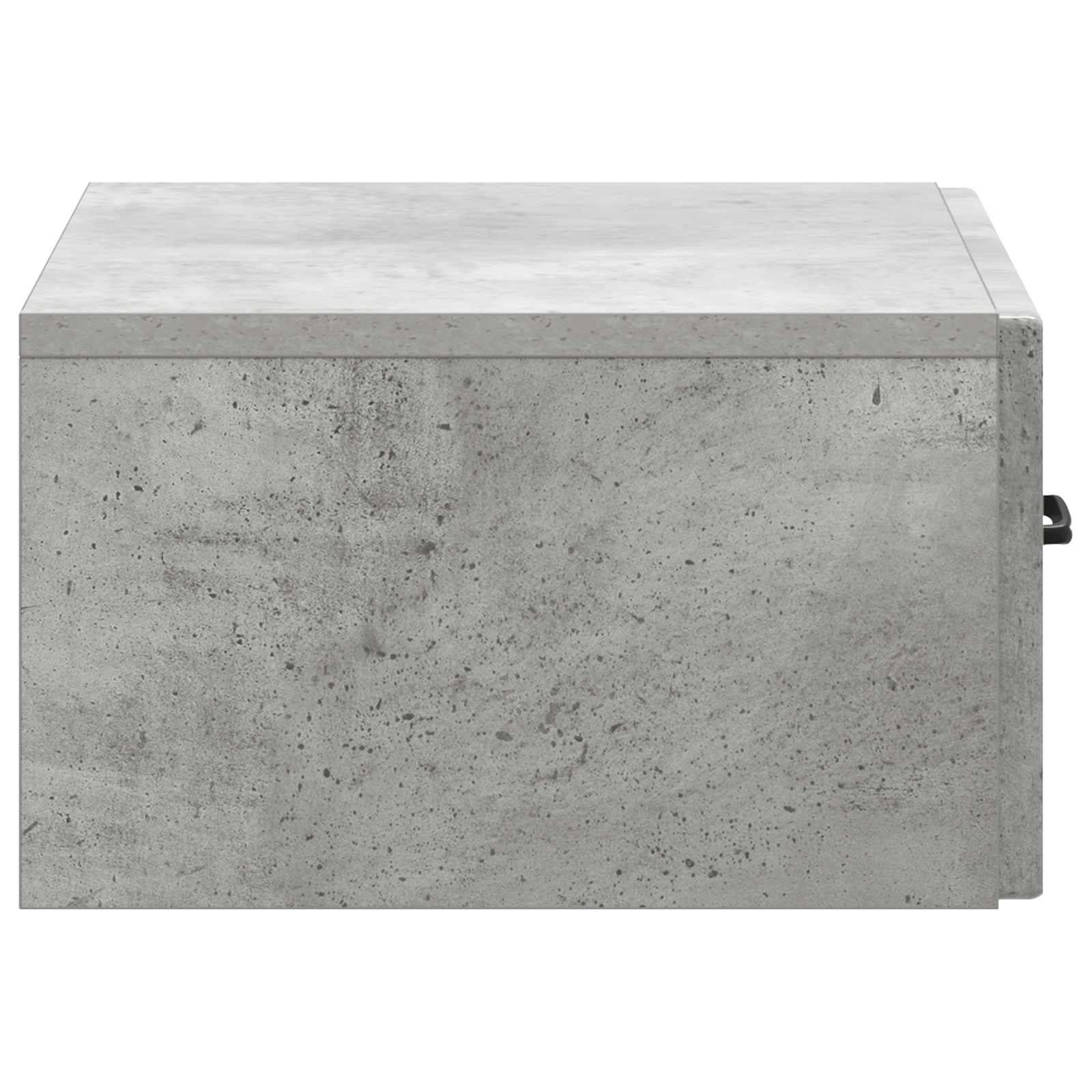 Sieninis naktinis staliukas Betono pilka 49 x 34,5 x 20 cm