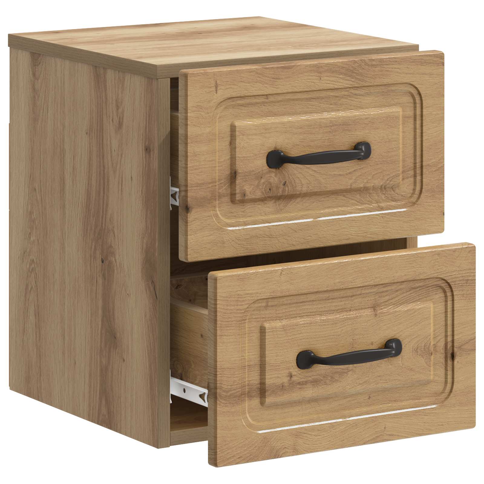 Sieninis naktinis staliukas Artisano ąžuolo 34,5 x 33 x 40 cm