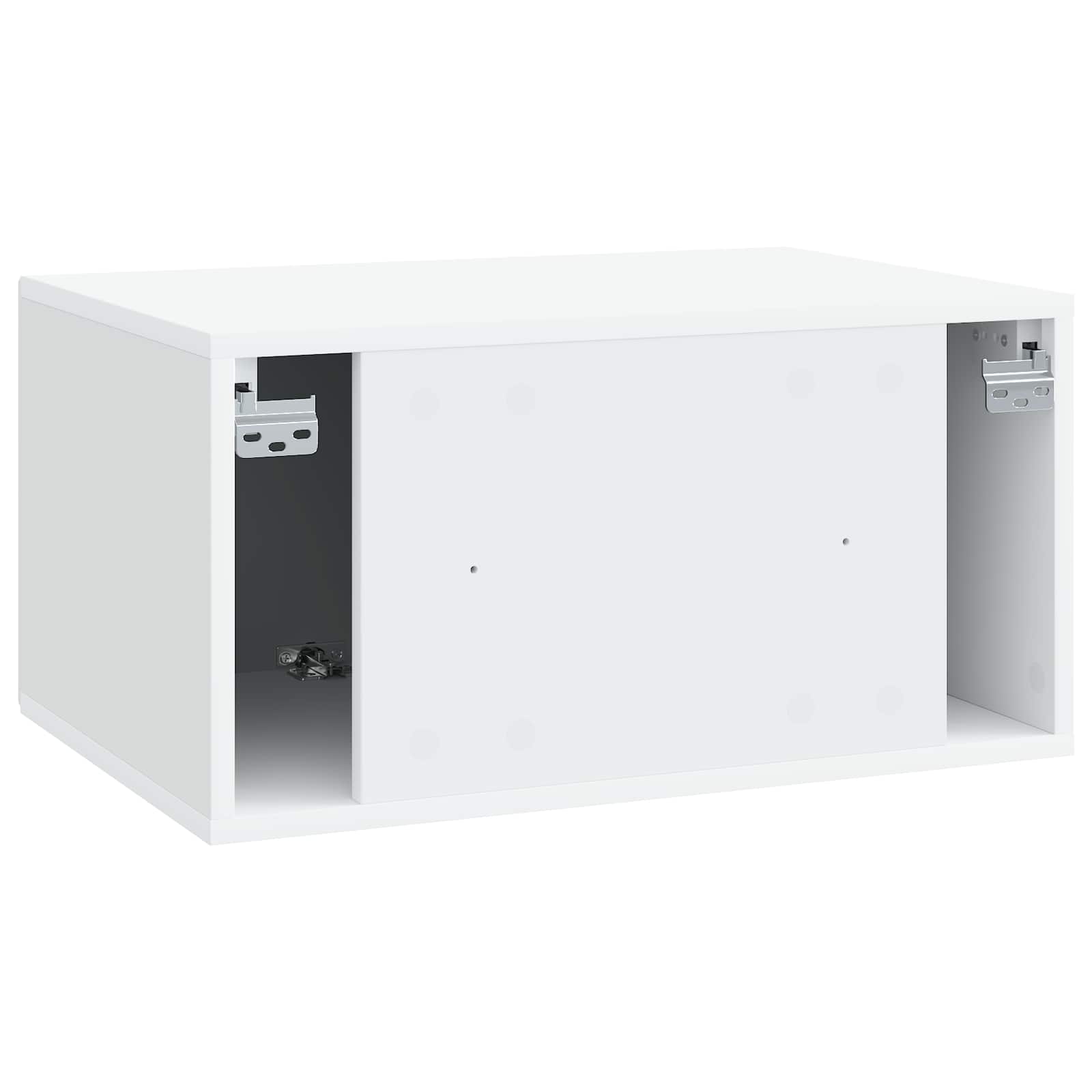 Sieninė TV spintelė Balta 59,5 x 41 x 30 cm Apdirbta mediena