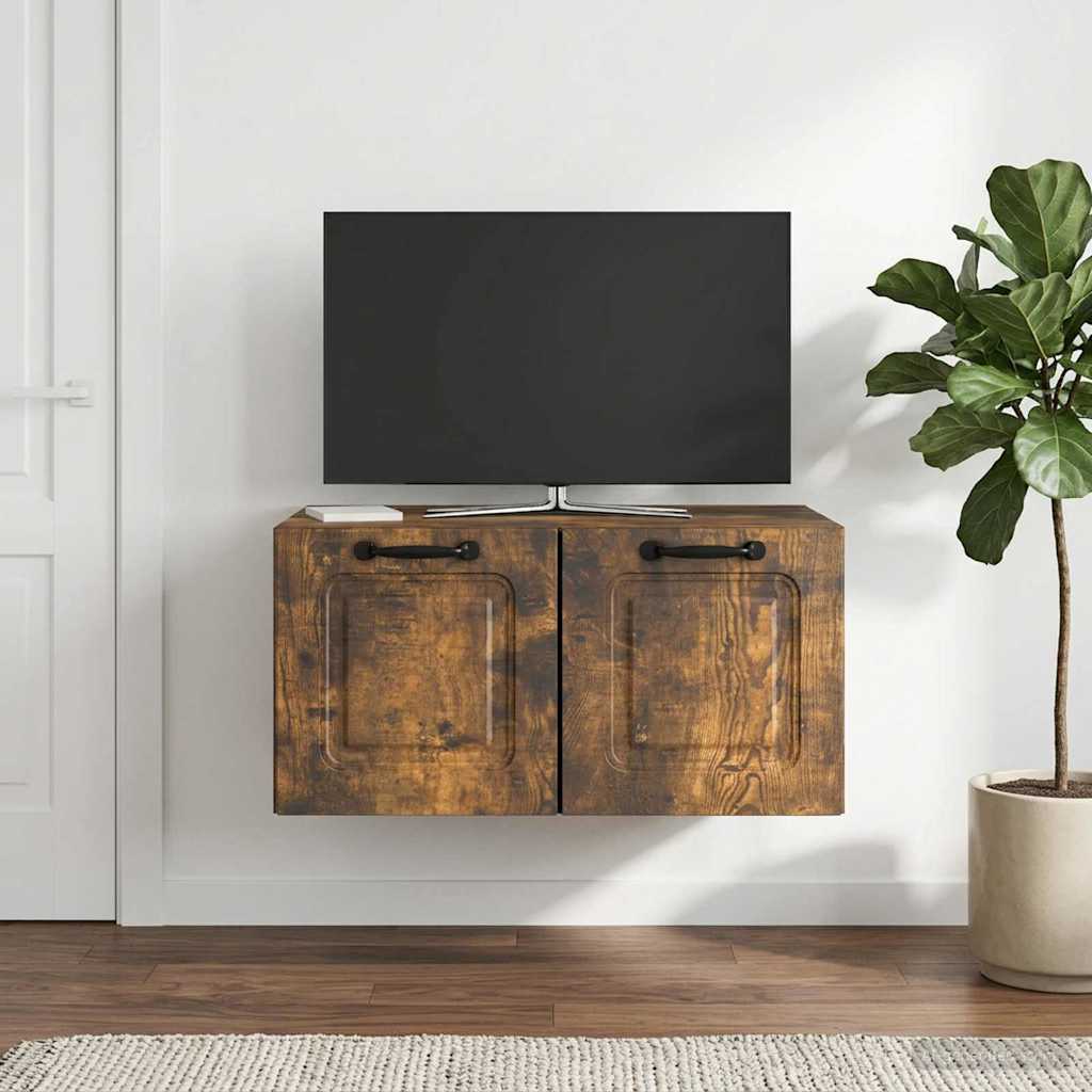 Sieninė TV spintelė Dūminio ąžuolo 59,5 x 41 x 30 cm