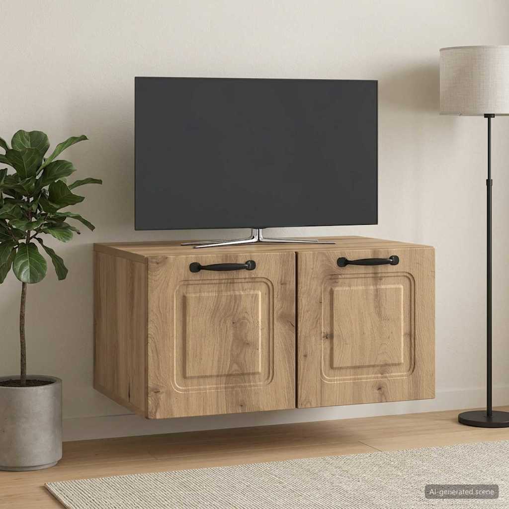 Sieninė TV spintelė Artisano ąžuolo 59,5 x 41 x 30 cm