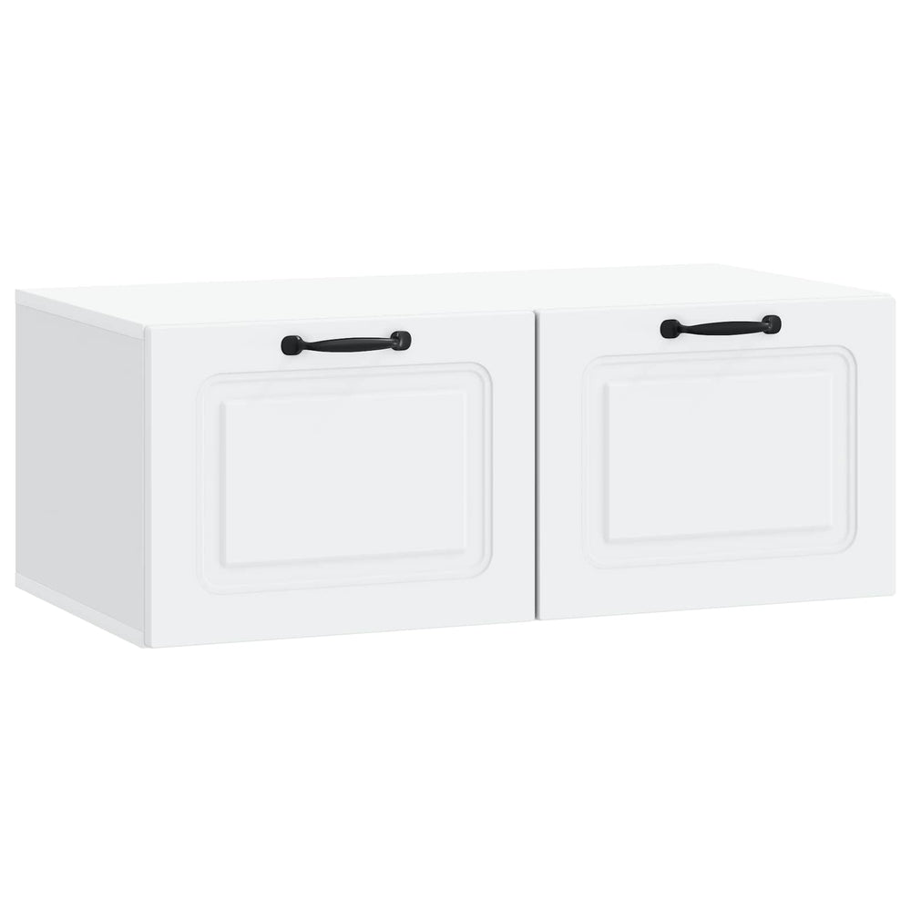 Sieninė TV spintelė Balta 78,5 x 41 x 30 cm Apdirbta mediena