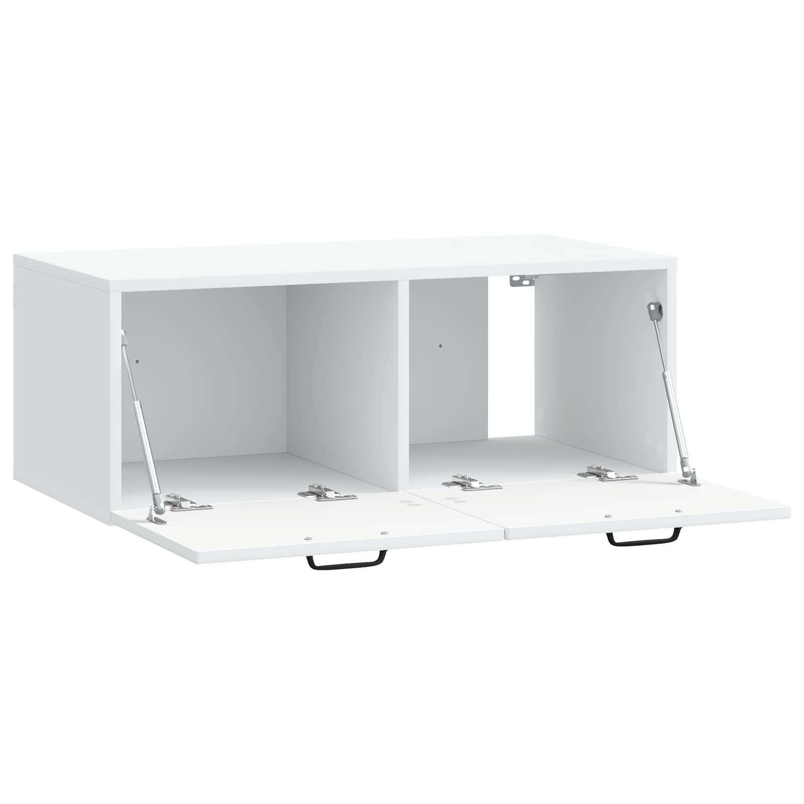Sieninė TV spintelė Balta 78,5 x 41 x 30 cm Apdirbta mediena