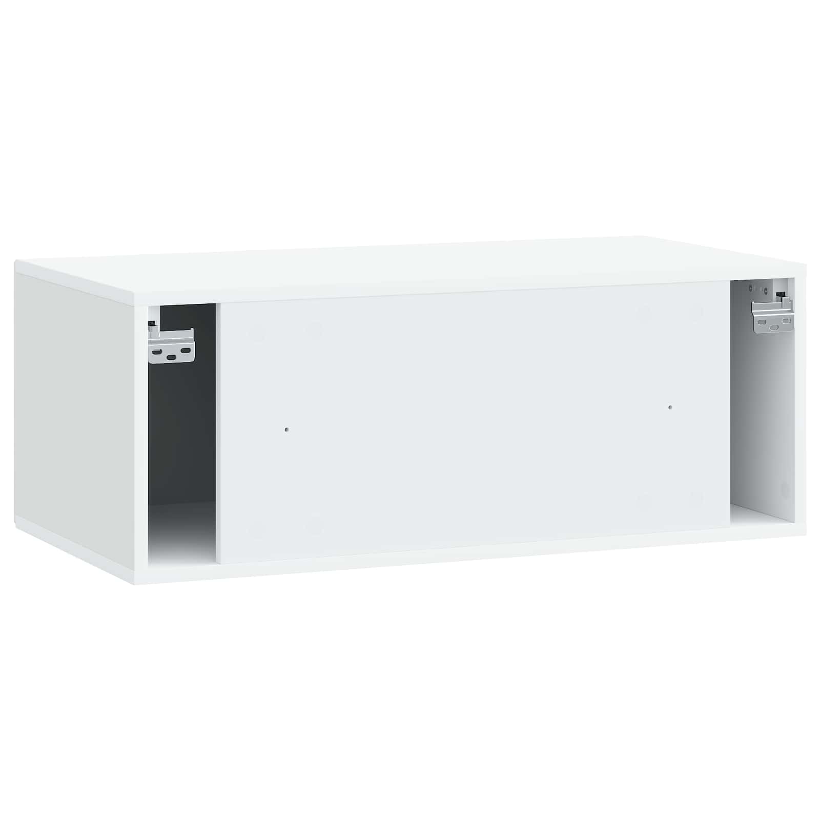 Sieninė TV spintelė Balta 78,5 x 41 x 30 cm Apdirbta mediena