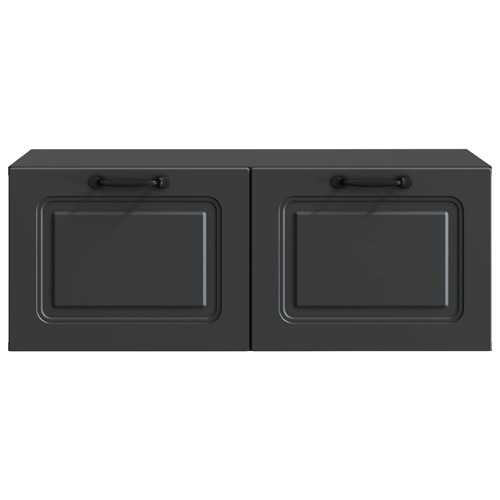 Sieninė TV spintelė Juoda 78,5 x 41 x 30 cm Apdirbta mediena