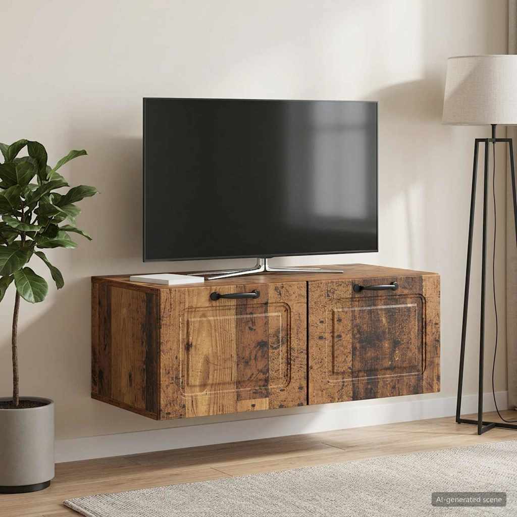 Sieninė TV spintelė Sendintos medienos 78,5 x 41 x 30 cm