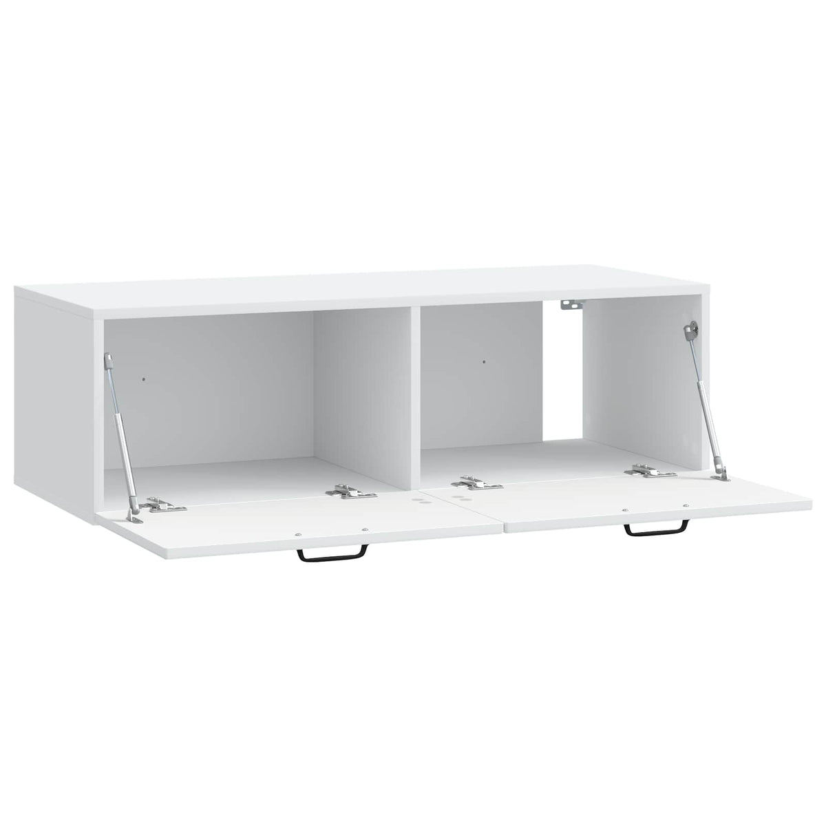Sieninė TV spintelė Balta 98 x 41 x 30 cm Apdirbta mediena