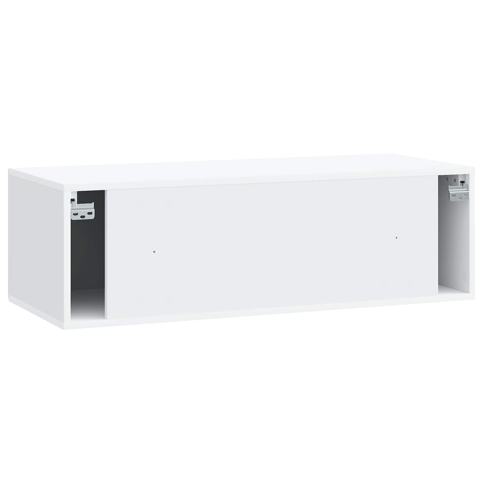 Sieninė TV spintelė Balta 98 x 41 x 30 cm Apdirbta mediena
