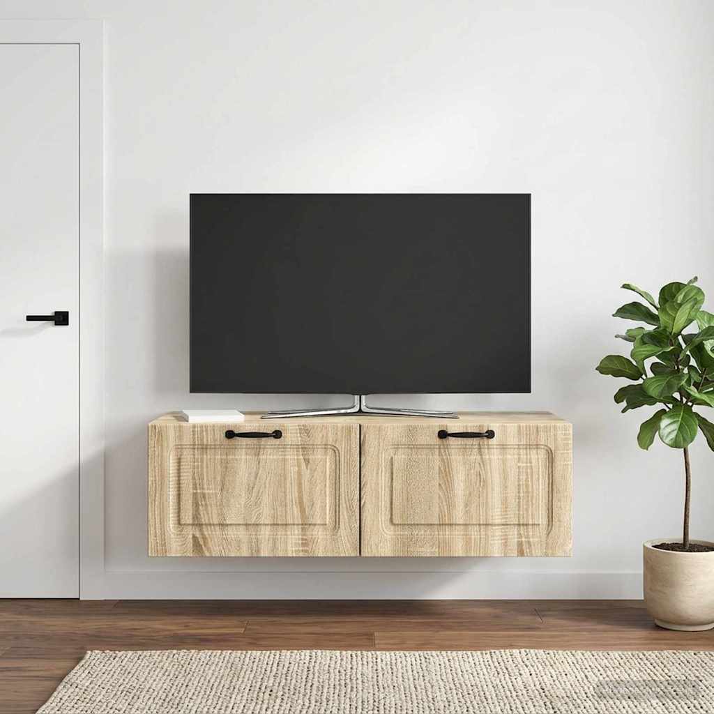 Sieninė TV spintelė Sonoma ąžuolas 98 x 41 x 30 cm