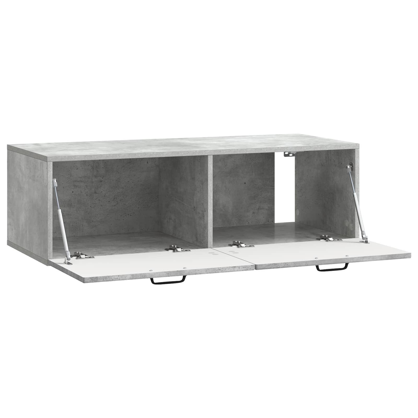 Sieninė TV spintelė Betono pilka 98 x 41 x 30 cm