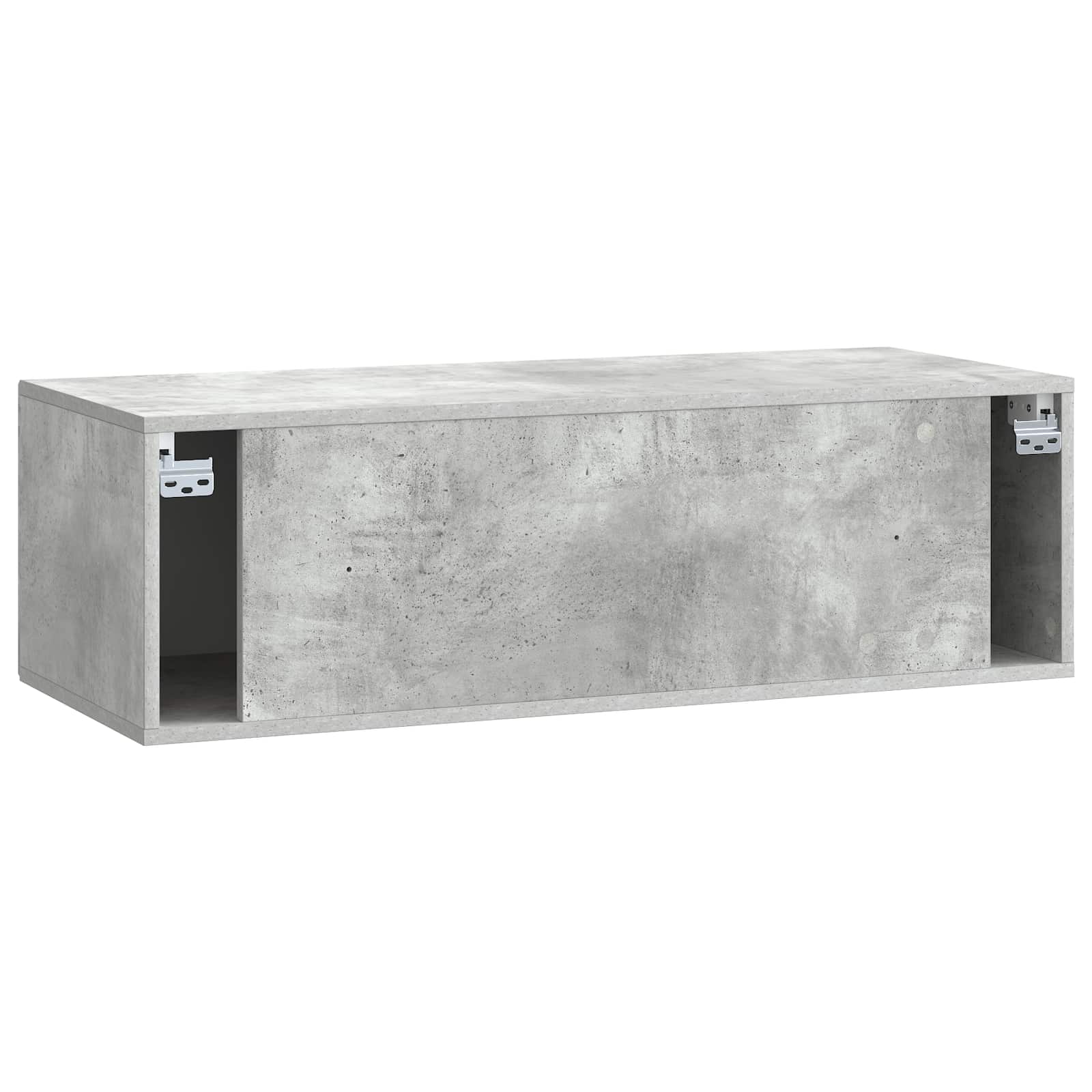Sieninė TV spintelė Betono pilka 98 x 41 x 30 cm