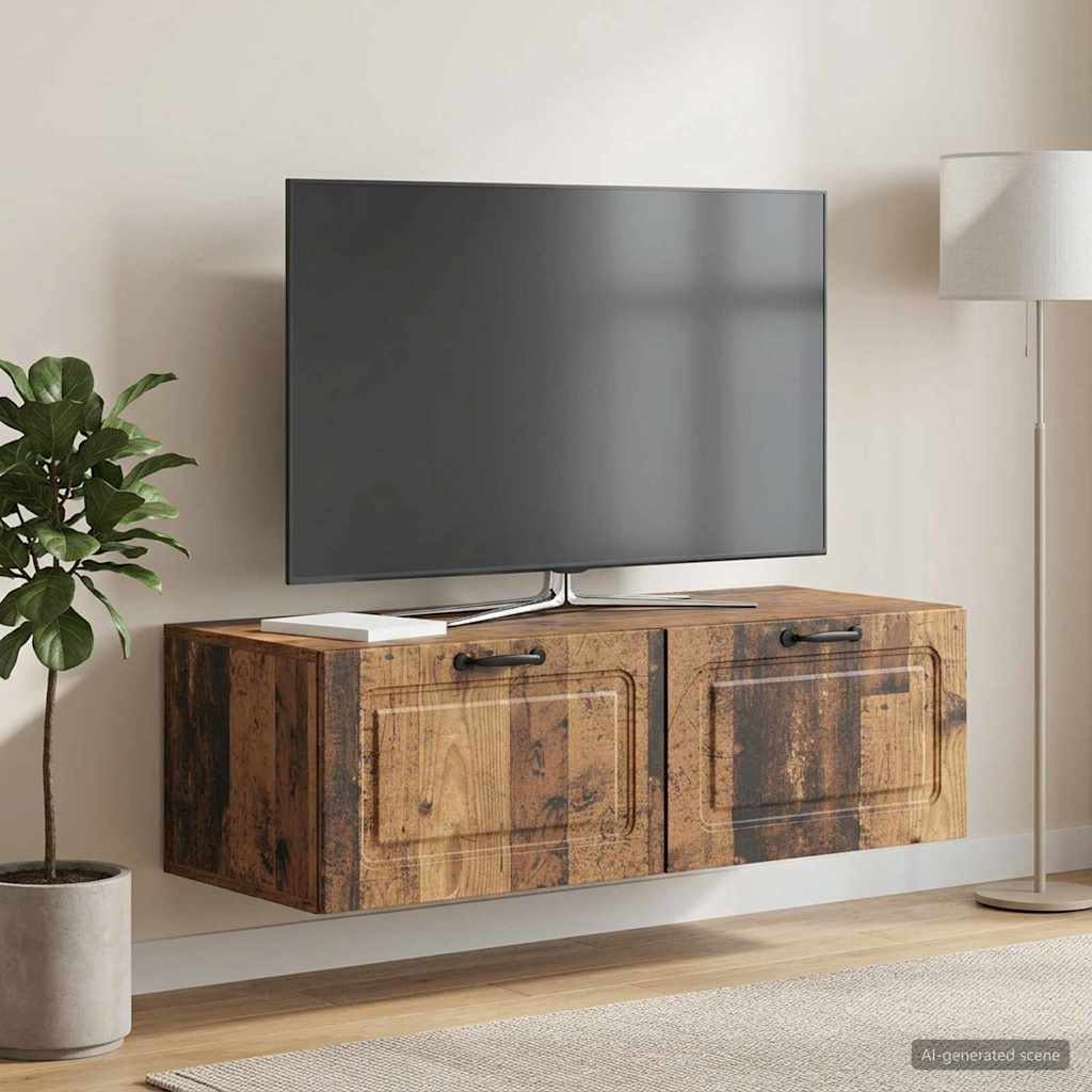 Sieninė TV spintelė Sendintos medienos 98 x 41 x 30 cm