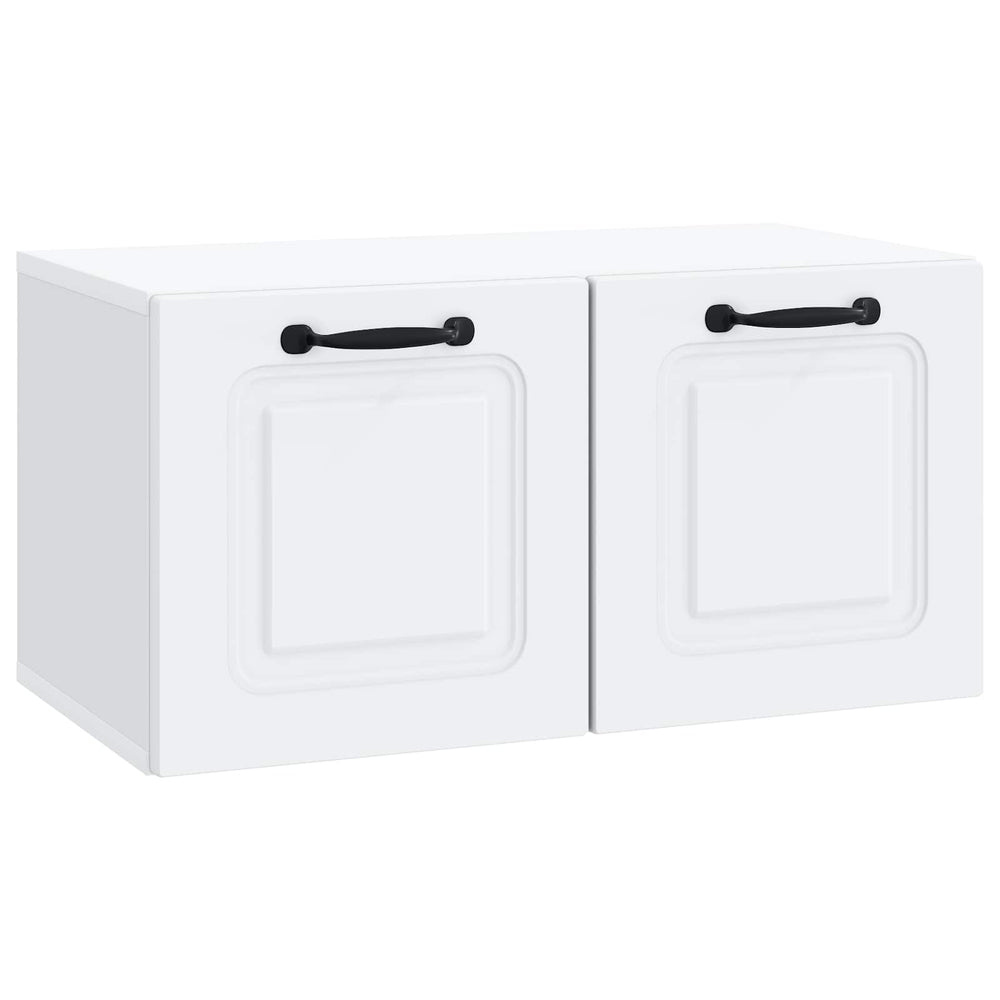 Sieninė TV spintelė Balta 59,5 x 31 x 30 cm Apdirbta mediena