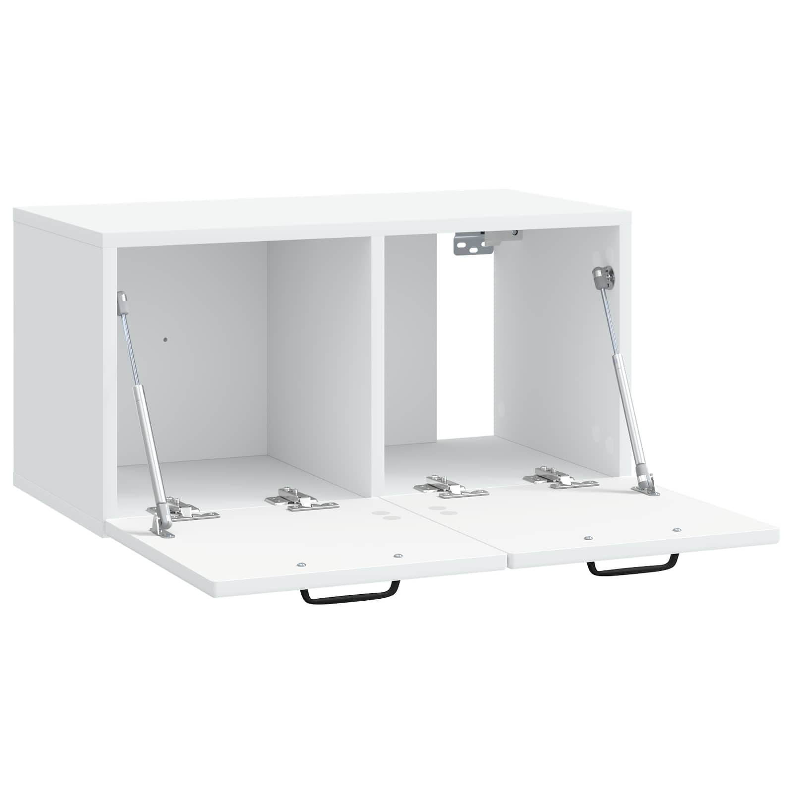 Sieninė TV spintelė Balta 59,5 x 31 x 30 cm Apdirbta mediena