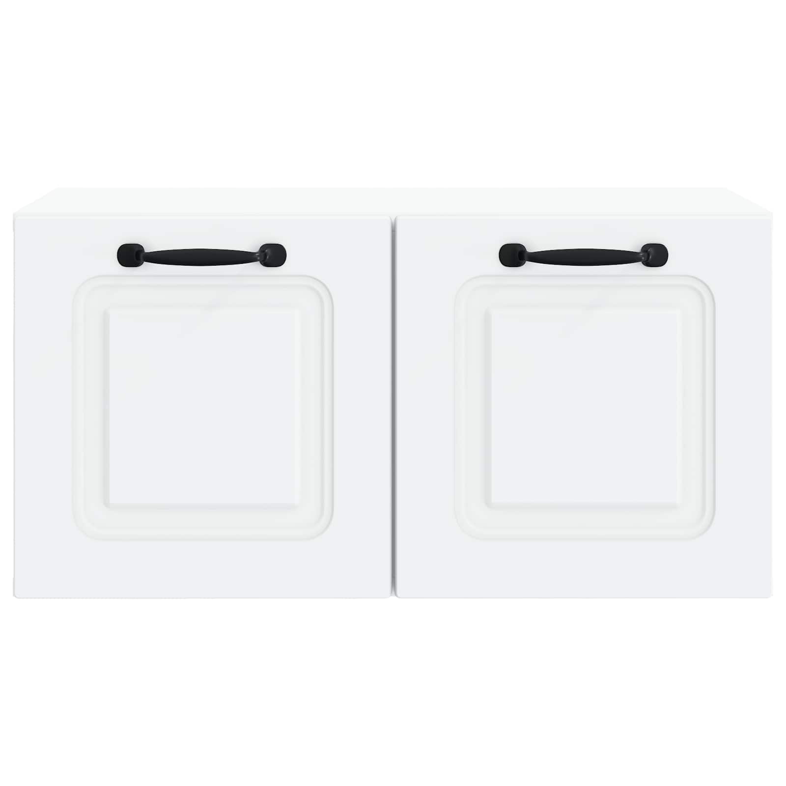 Sieninė TV spintelė Balta 59,5 x 31 x 30 cm Apdirbta mediena
