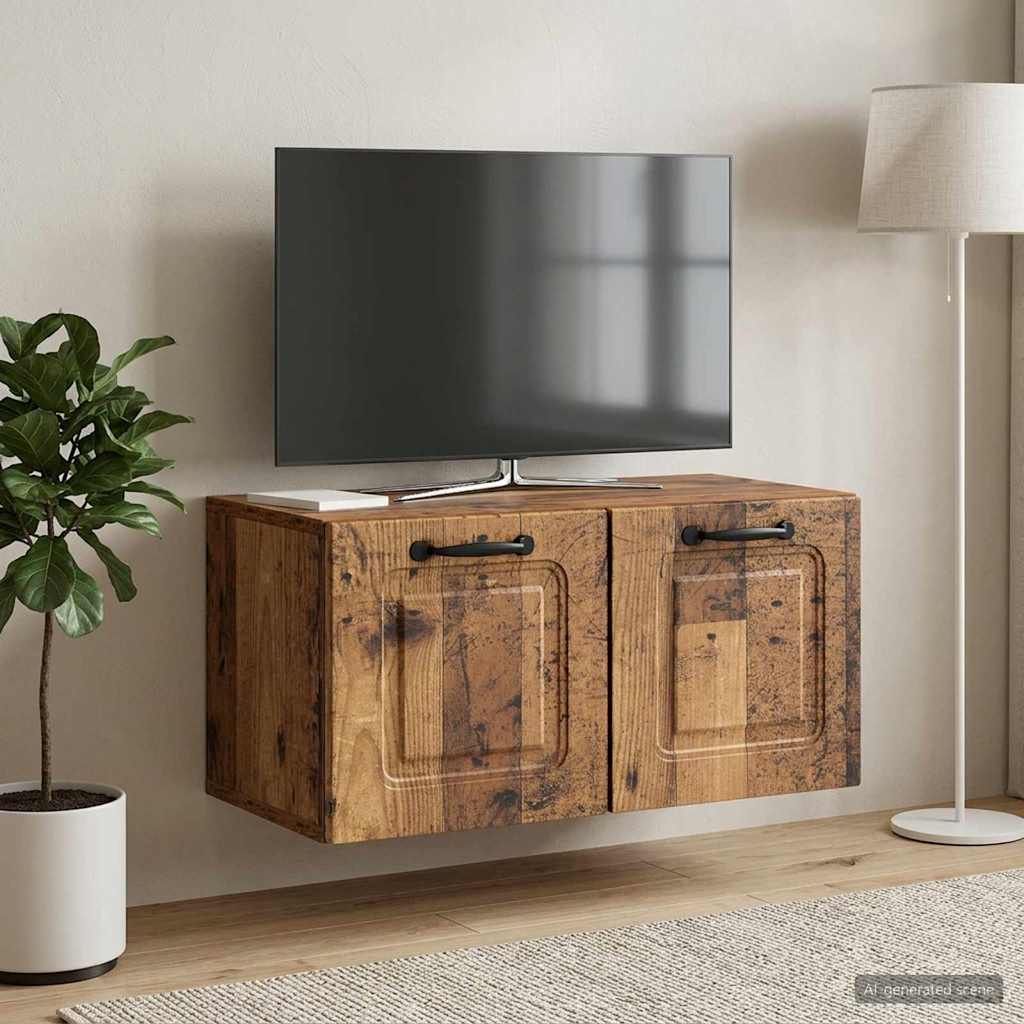 Sieninė TV spintelė Sendintos medienos 59,5 x 31 x 30 cm