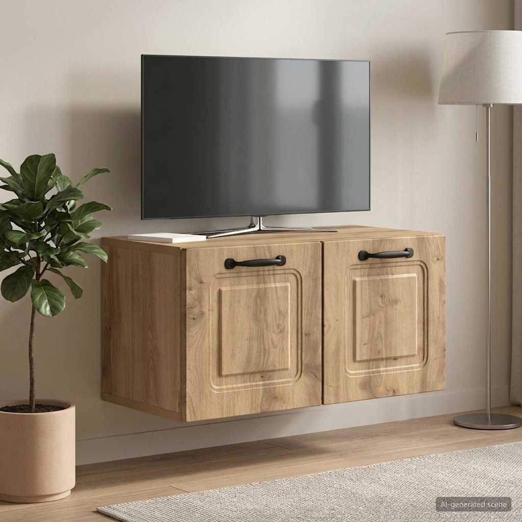 Sieninė TV spintelė Artisano ąžuolo 59,5 x 31 x 30 cm