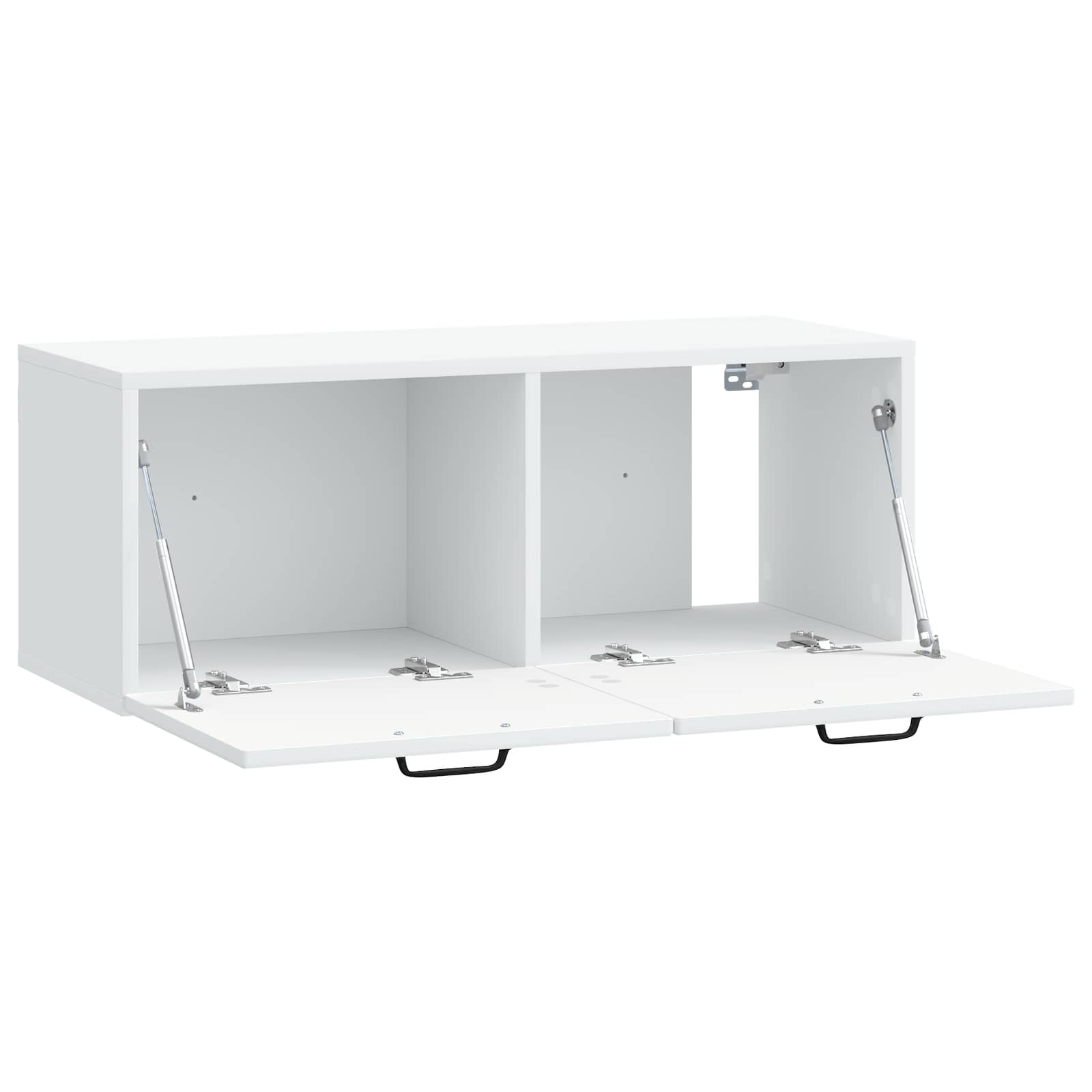 Sieninė TV spintelė Balta 78,5 x 31 x 30 cm Apdirbta mediena