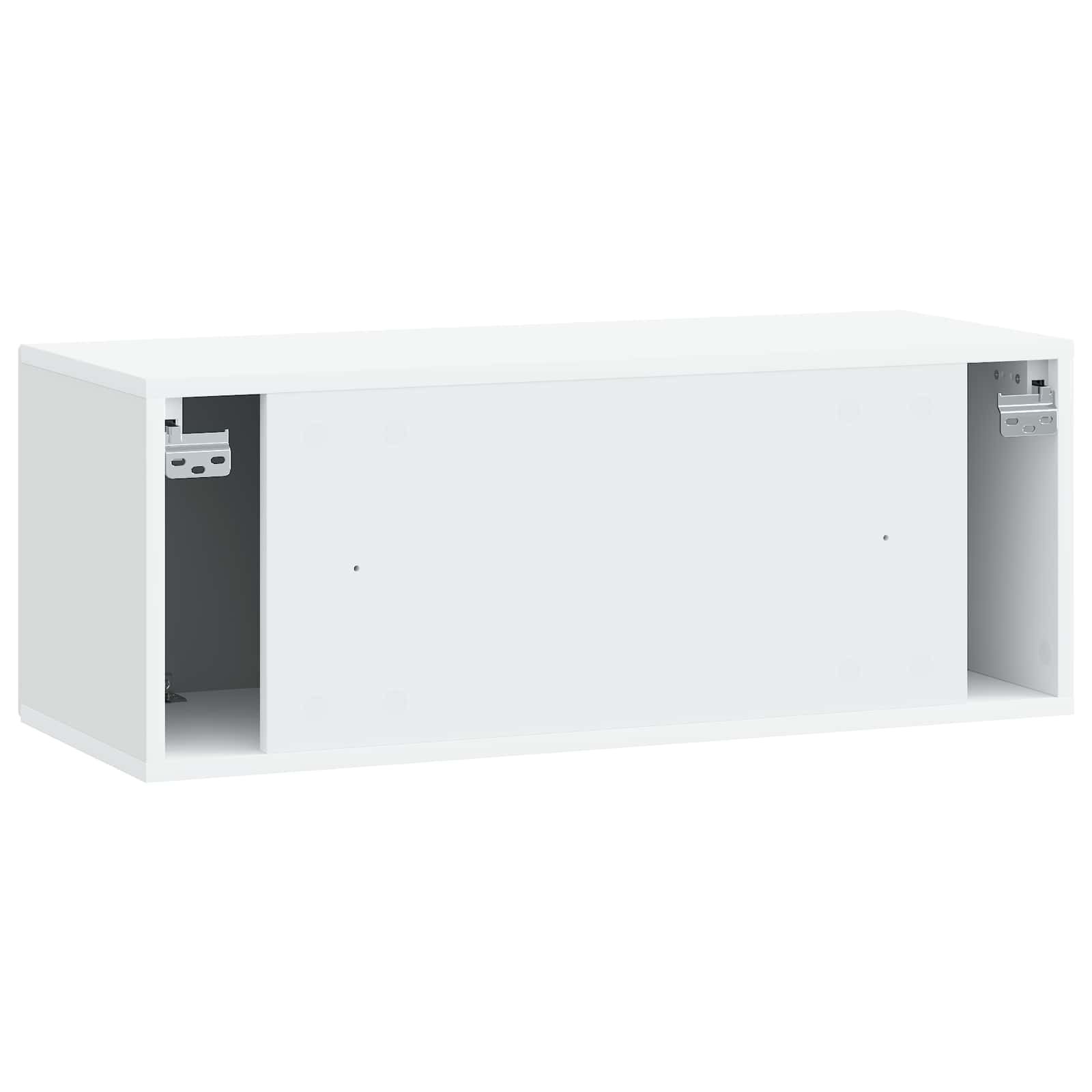 Sieninė TV spintelė Balta 78,5 x 31 x 30 cm Apdirbta mediena