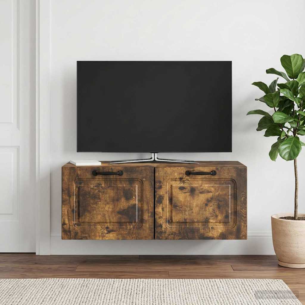 Sieninė TV spintelė Dūminio ąžuolo 78,5 x 31 x 30 cm