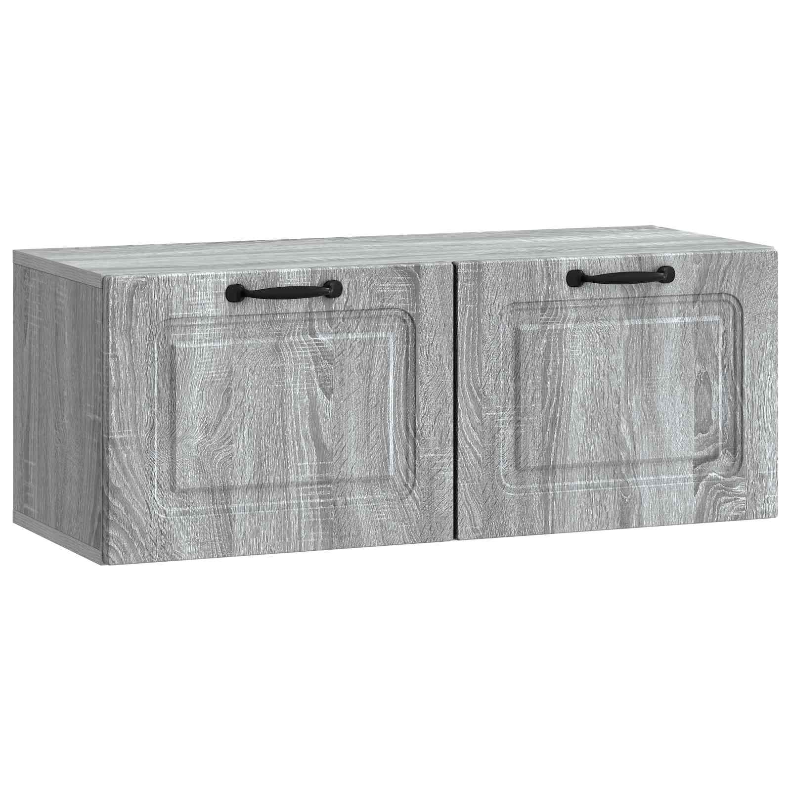 Sieninė TV spintelė Pilka sonoma ąžuolo 78,5 x 31 x 30 cm