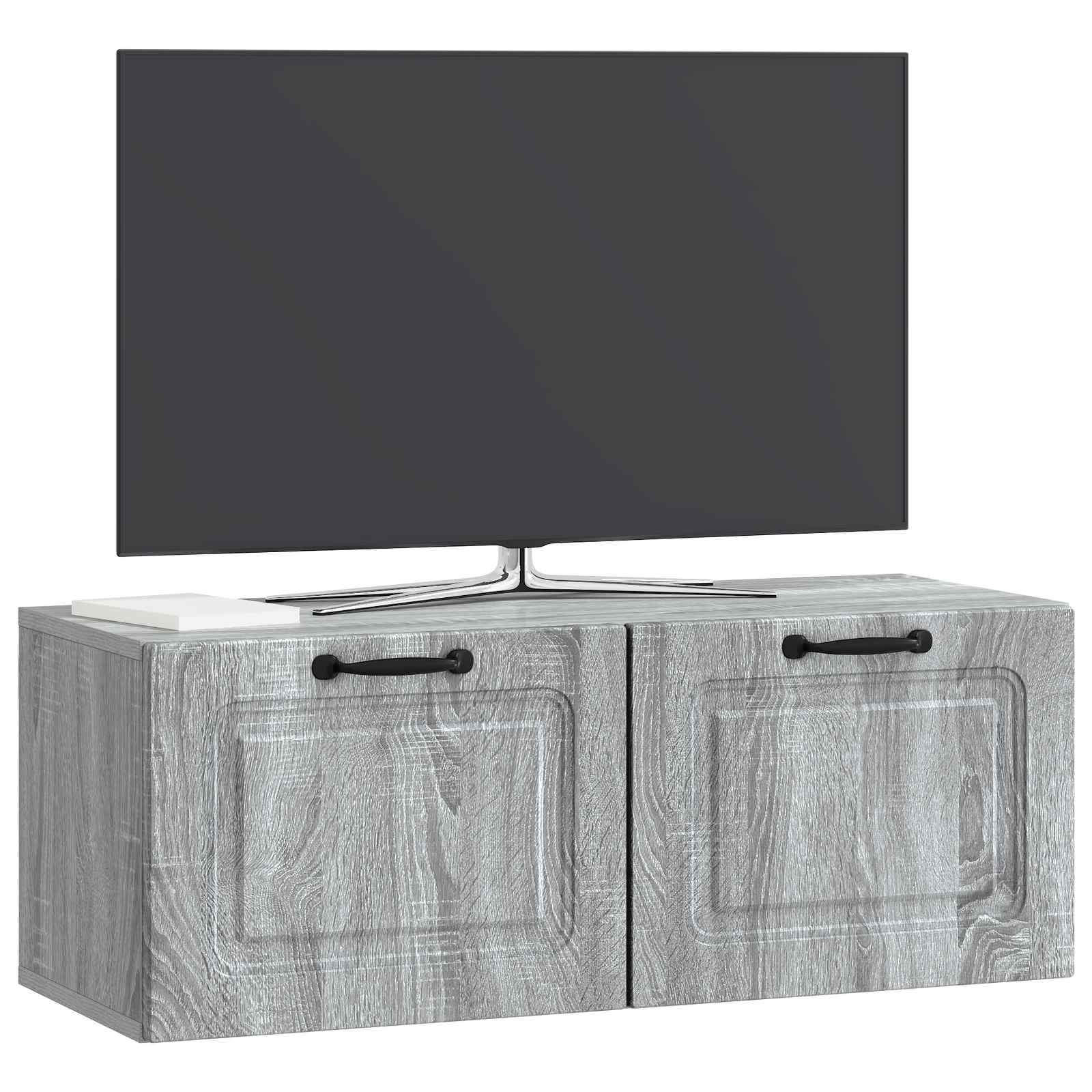 Sieninė TV spintelė Pilka sonoma ąžuolo 78,5 x 31 x 30 cm
