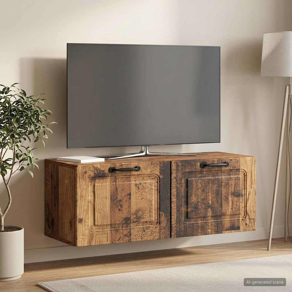 Sieninė TV spintelė Sendintos medienos 78,5 x 31 x 30 cm