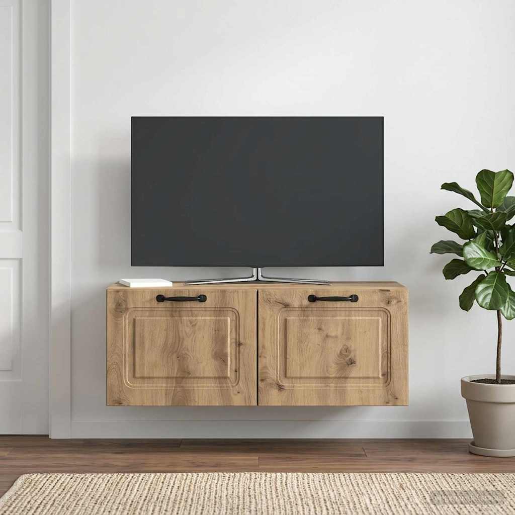 Sieninė TV spintelė Artisano ąžuolo 78,5 x 31 x 30 cm
