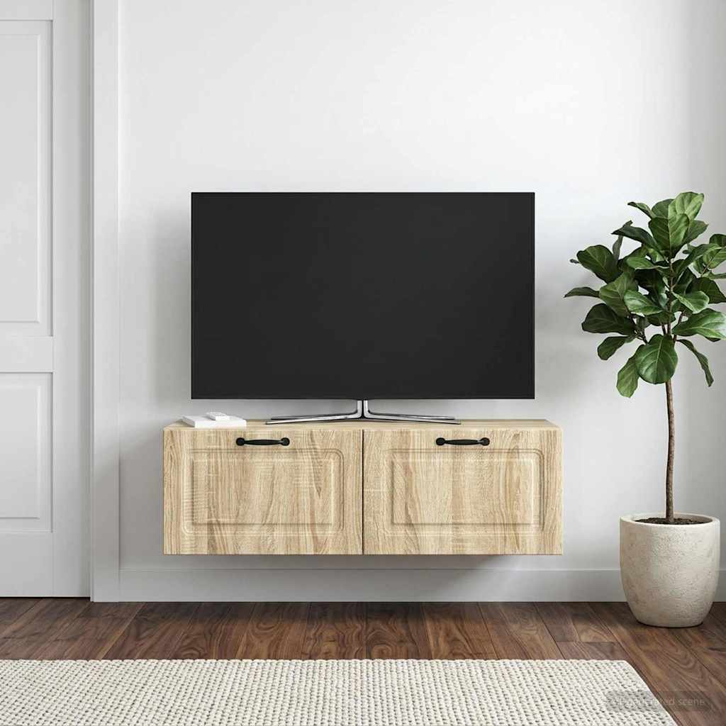 Sieninė TV spintelė Sonoma ąžuolas 98 x 31 x 30 cm