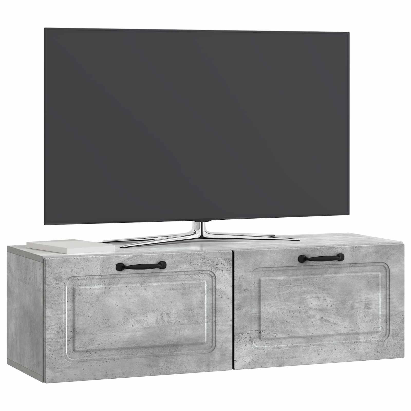 Sienas TV skapis Pelēks betons 98 x 31 x 30 cm