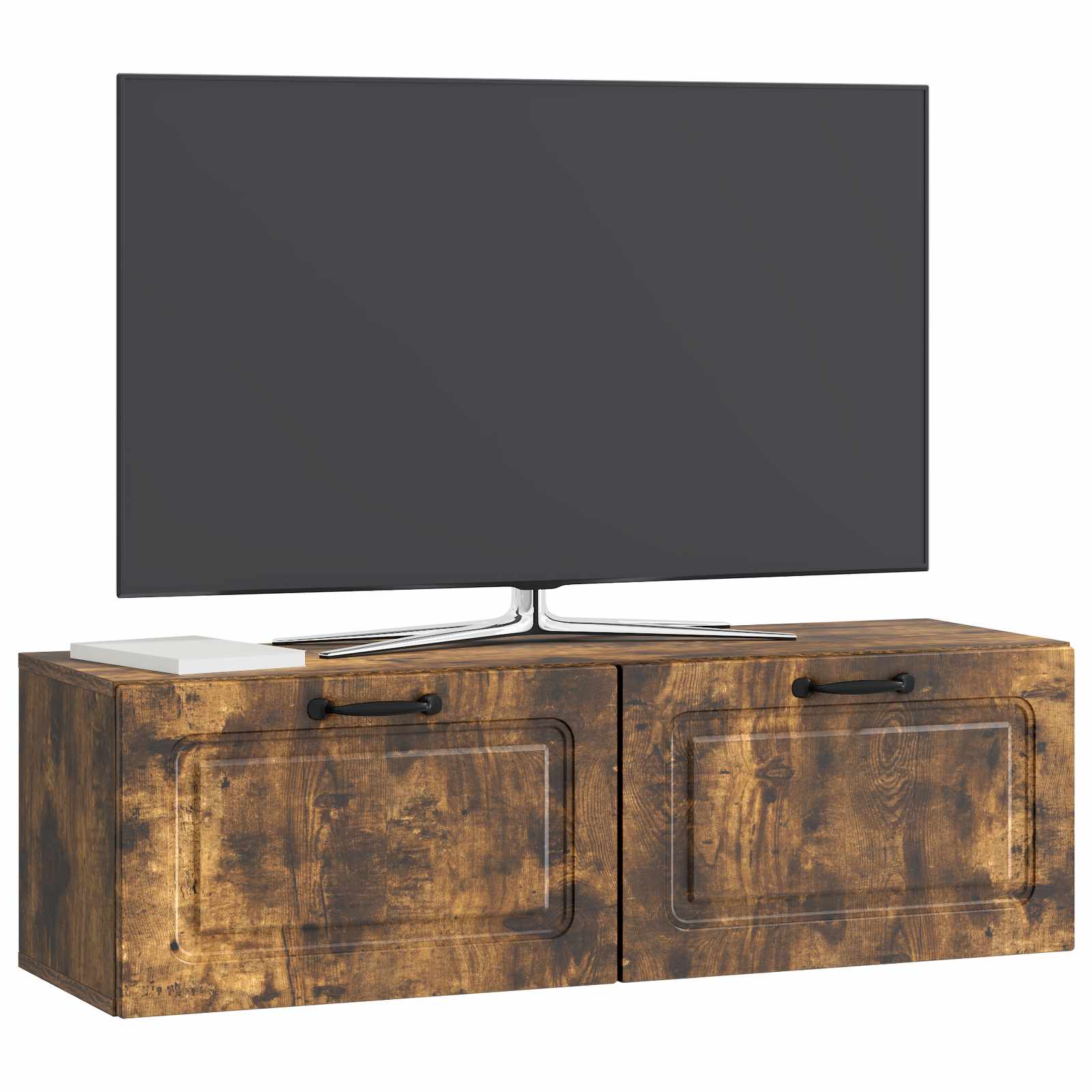 Sieninė TV spintelė Dūminio ąžuolo 98 x 31 x 30 cm