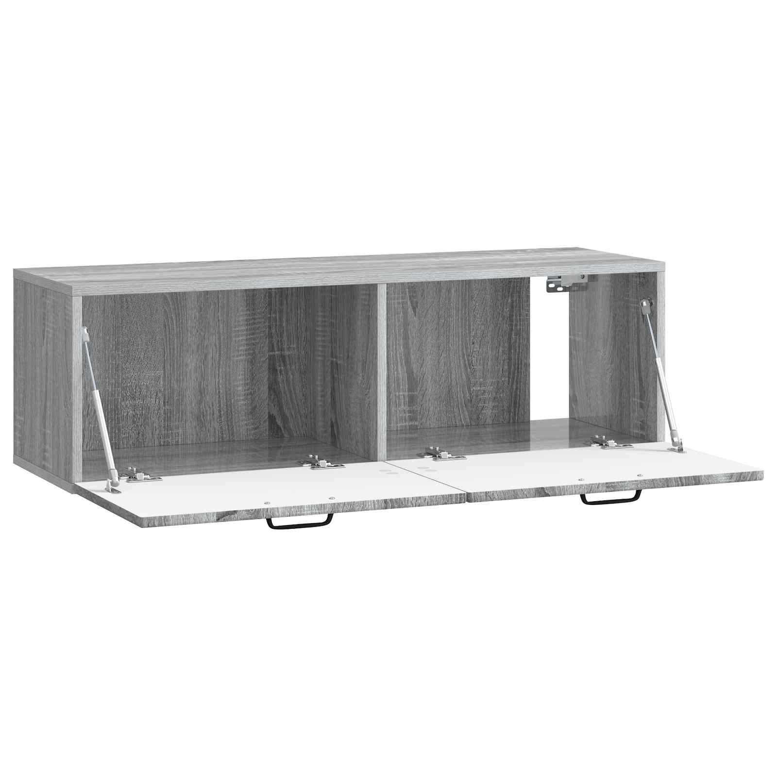 Sieninė TV spintelė Pilka sonoma ąžuolo 98 x 31 x 30 cm