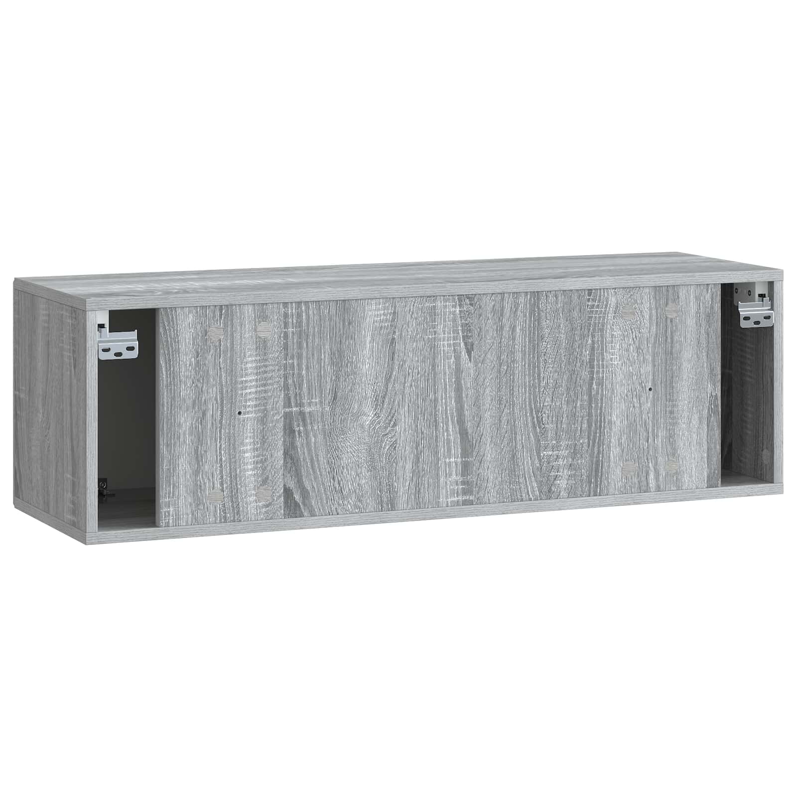 Sieninė TV spintelė Pilka sonoma ąžuolo 98 x 31 x 30 cm