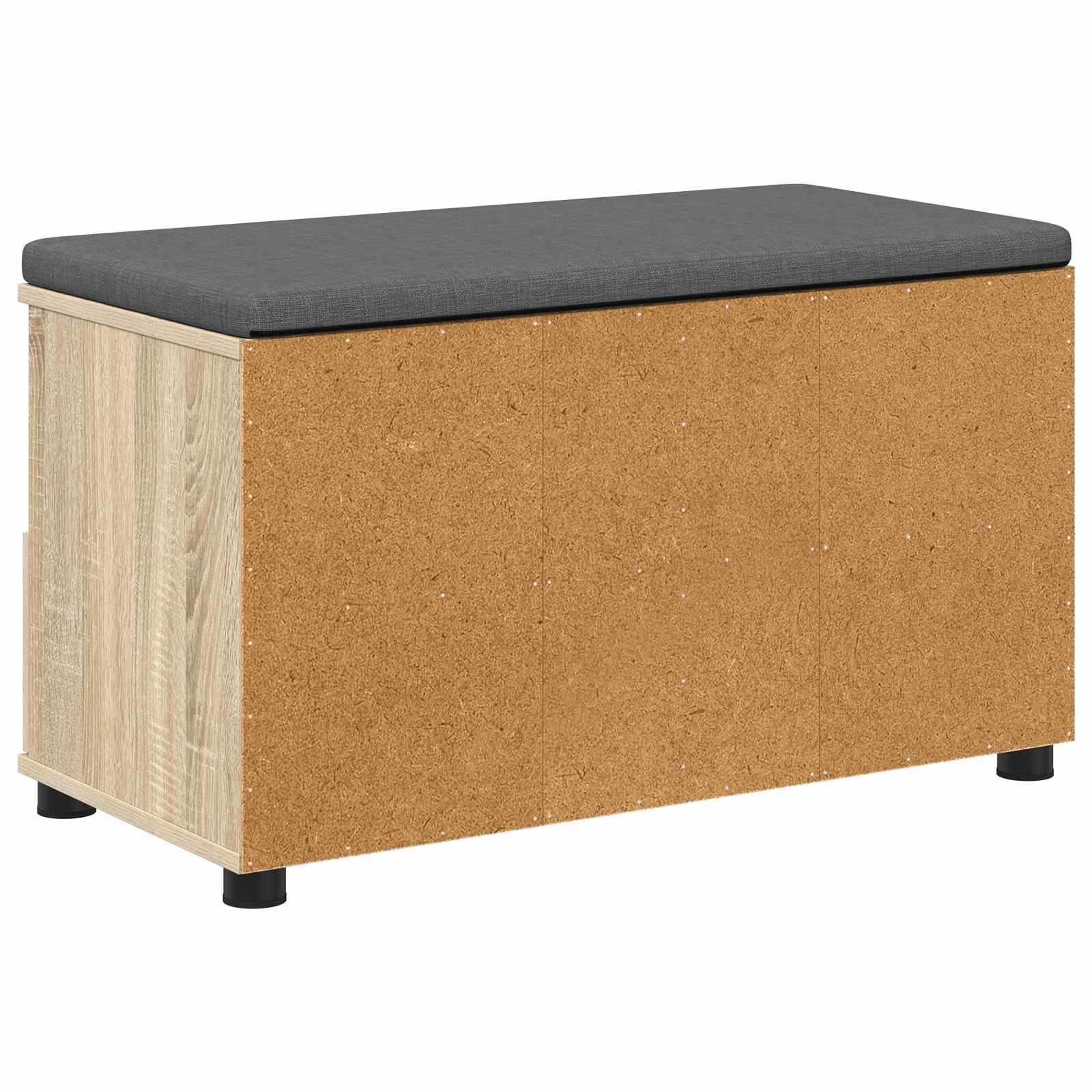 Koka sols ar spilvenu Sonoma ozols 80 x 38 x 46 cm
