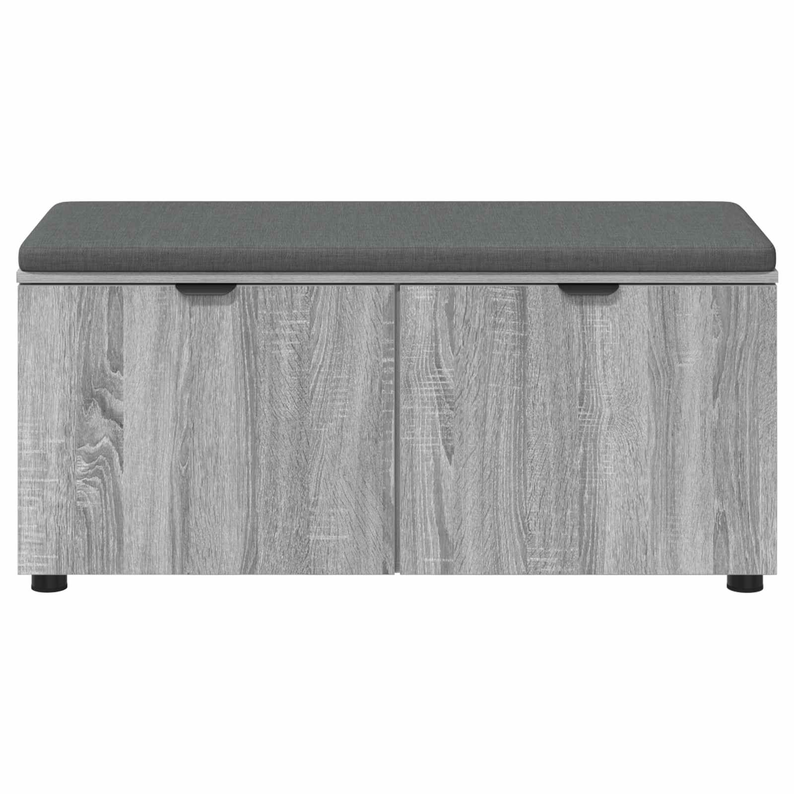Koridoriaus suolas su pagalve Pilka Sonoma 100 x 38 x 46 cm