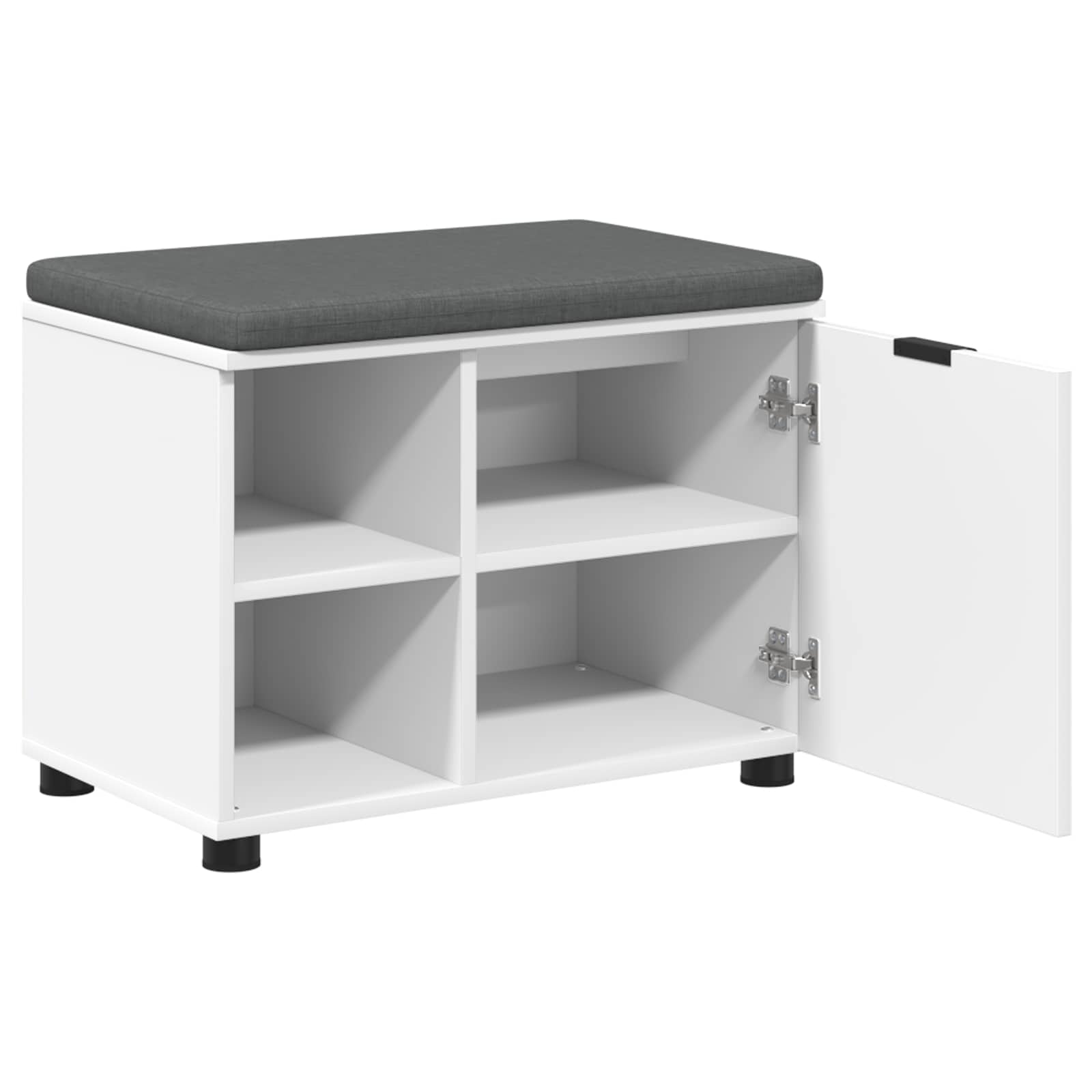 Koridora sols ar spilvenu un plauktu Balts 60 x 38 x 46 cm