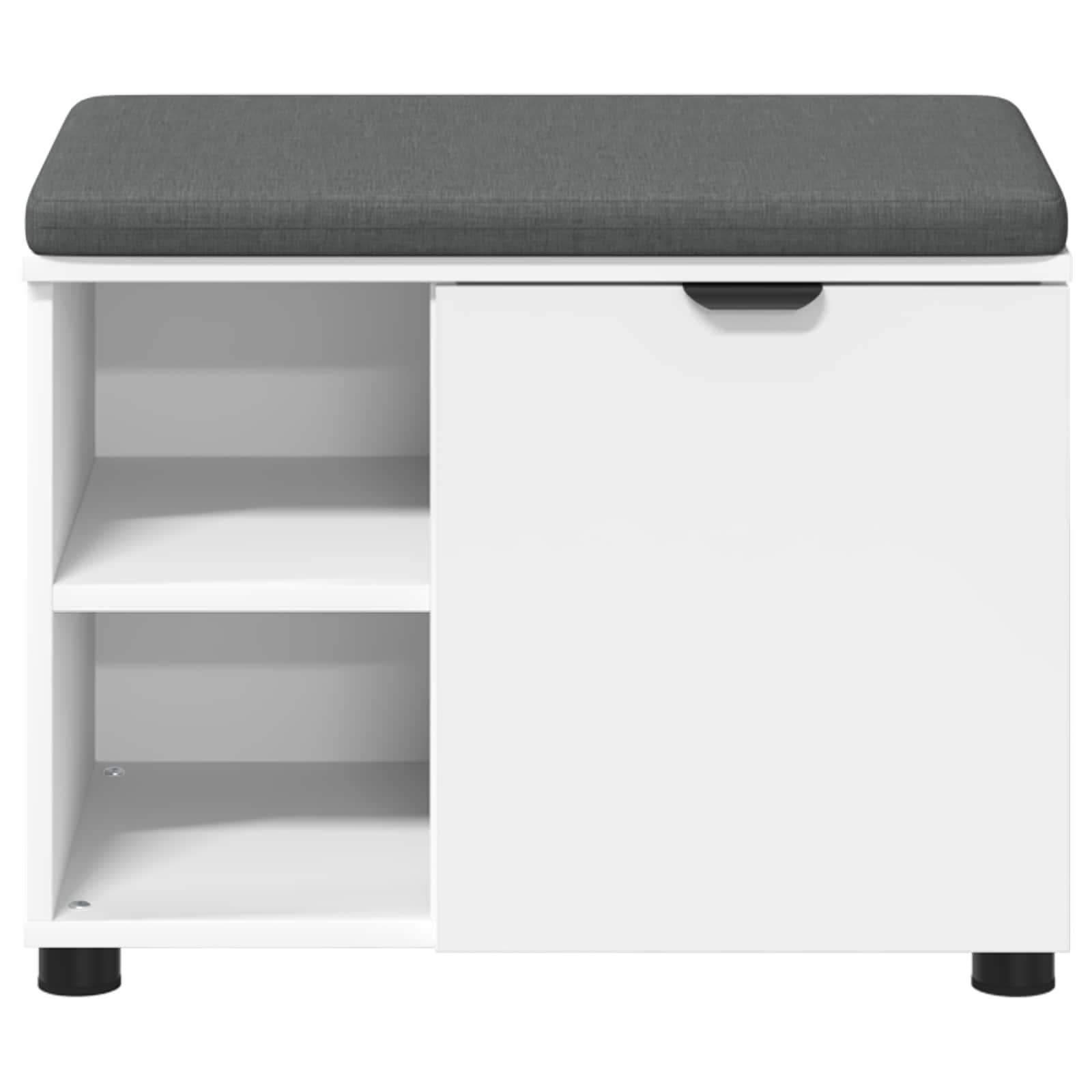 Koridora sols ar spilvenu un plauktu Balts 60 x 38 x 46 cm