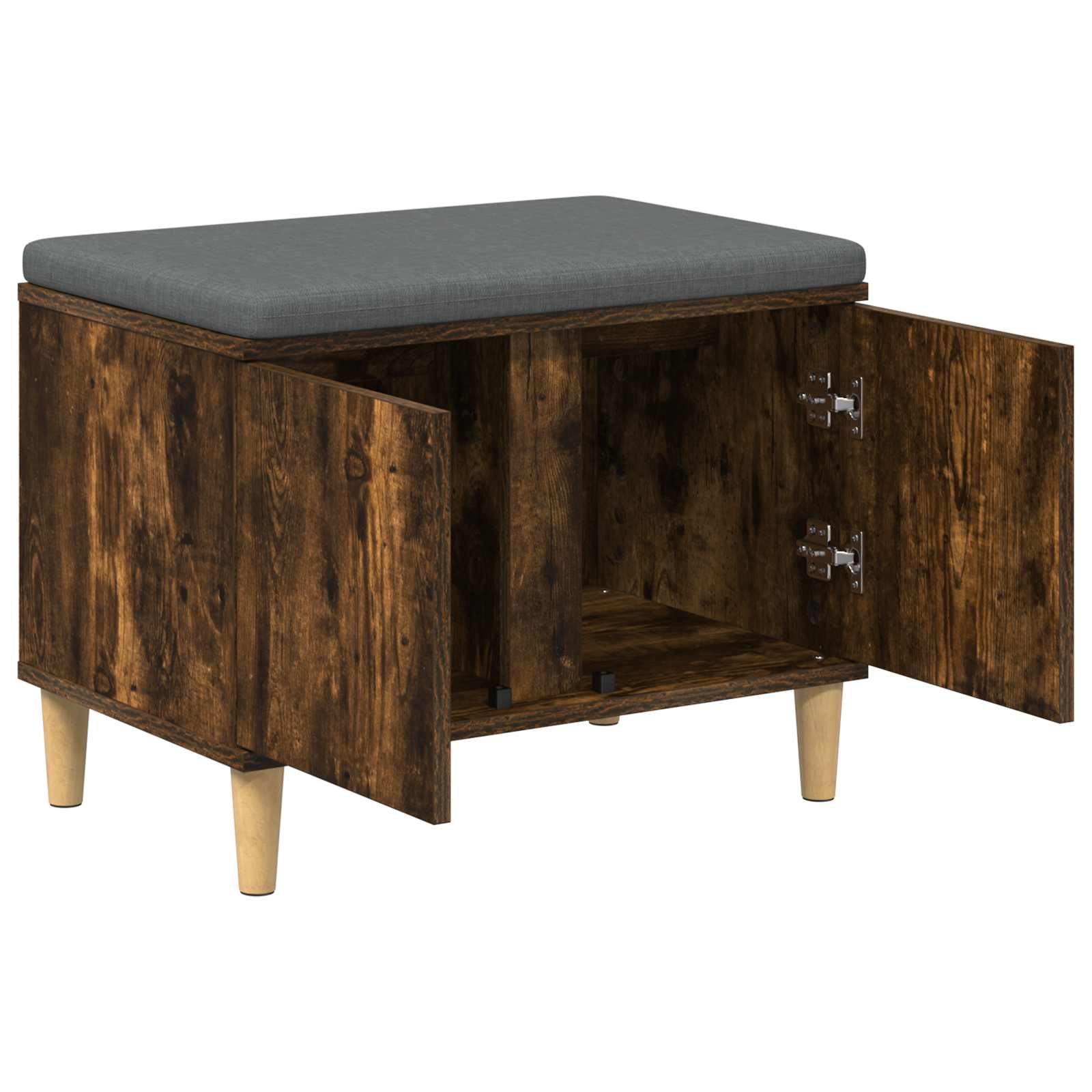 Koridora sols ar spilvenu Dūmots ozols 60 x 38 x 46 cm