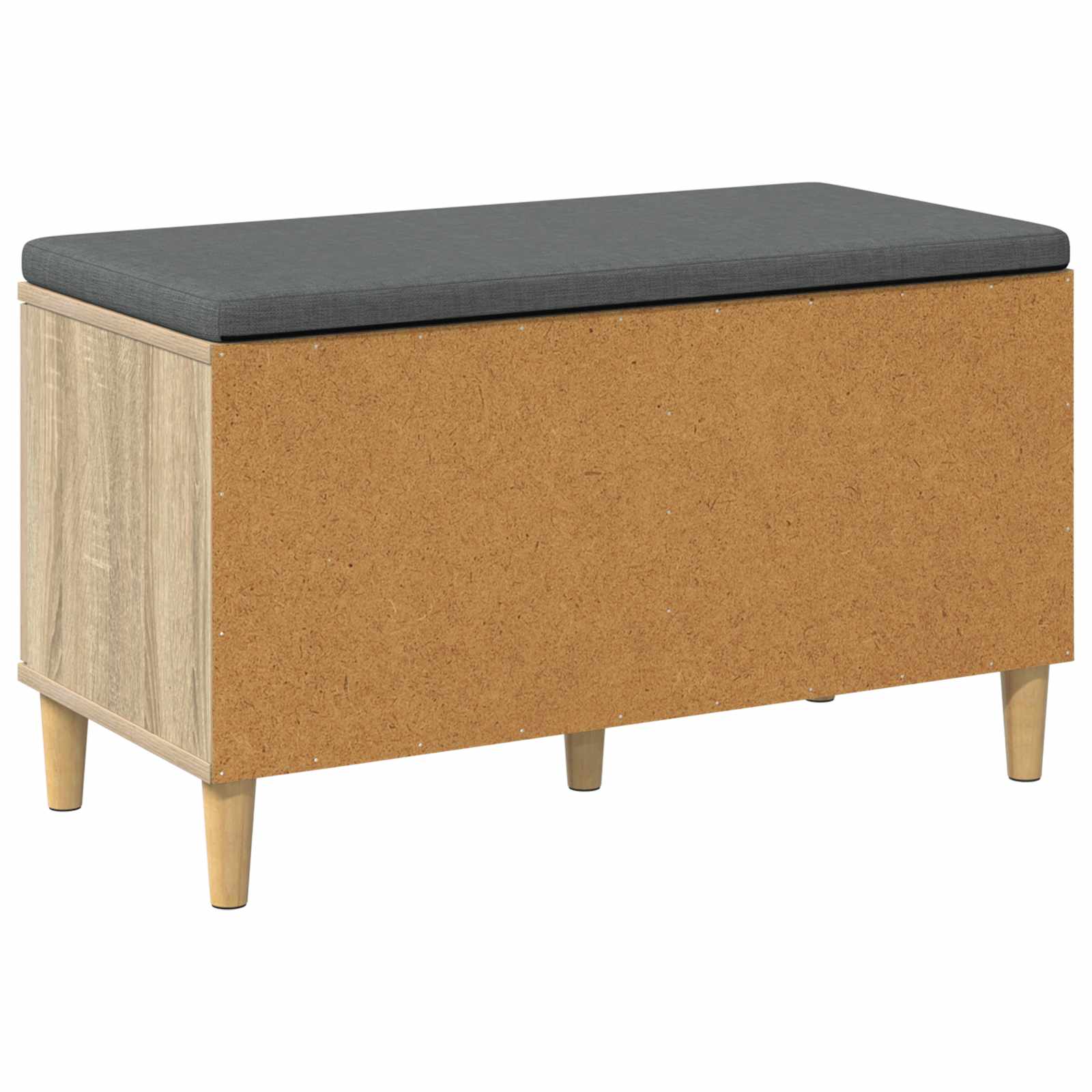 Koka sols ar spilvenu Sonoma ozols 80 x 38 x 46 cm