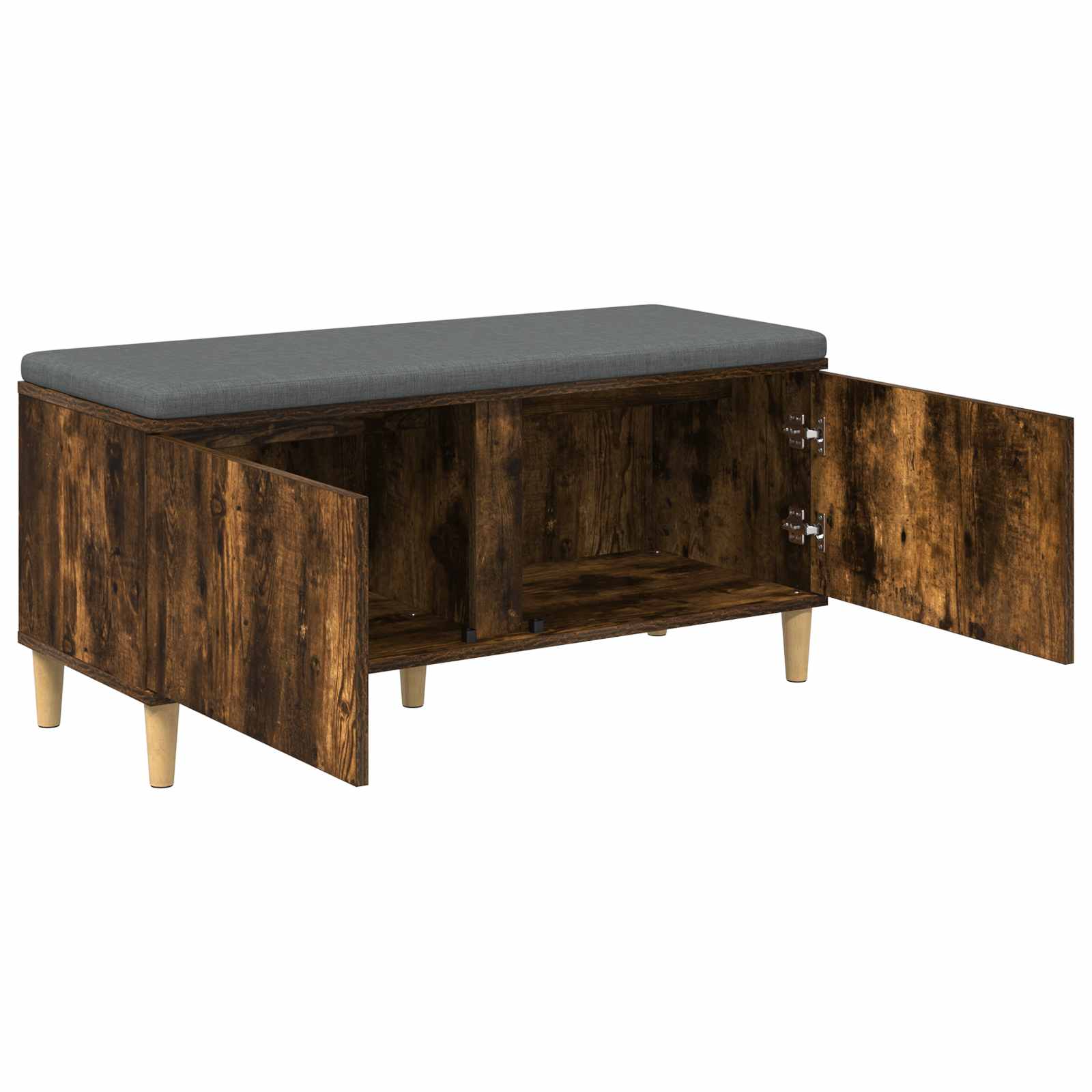 Koridora sols ar spilvenu Dūmots ozols 100 x 38 x 46 cm