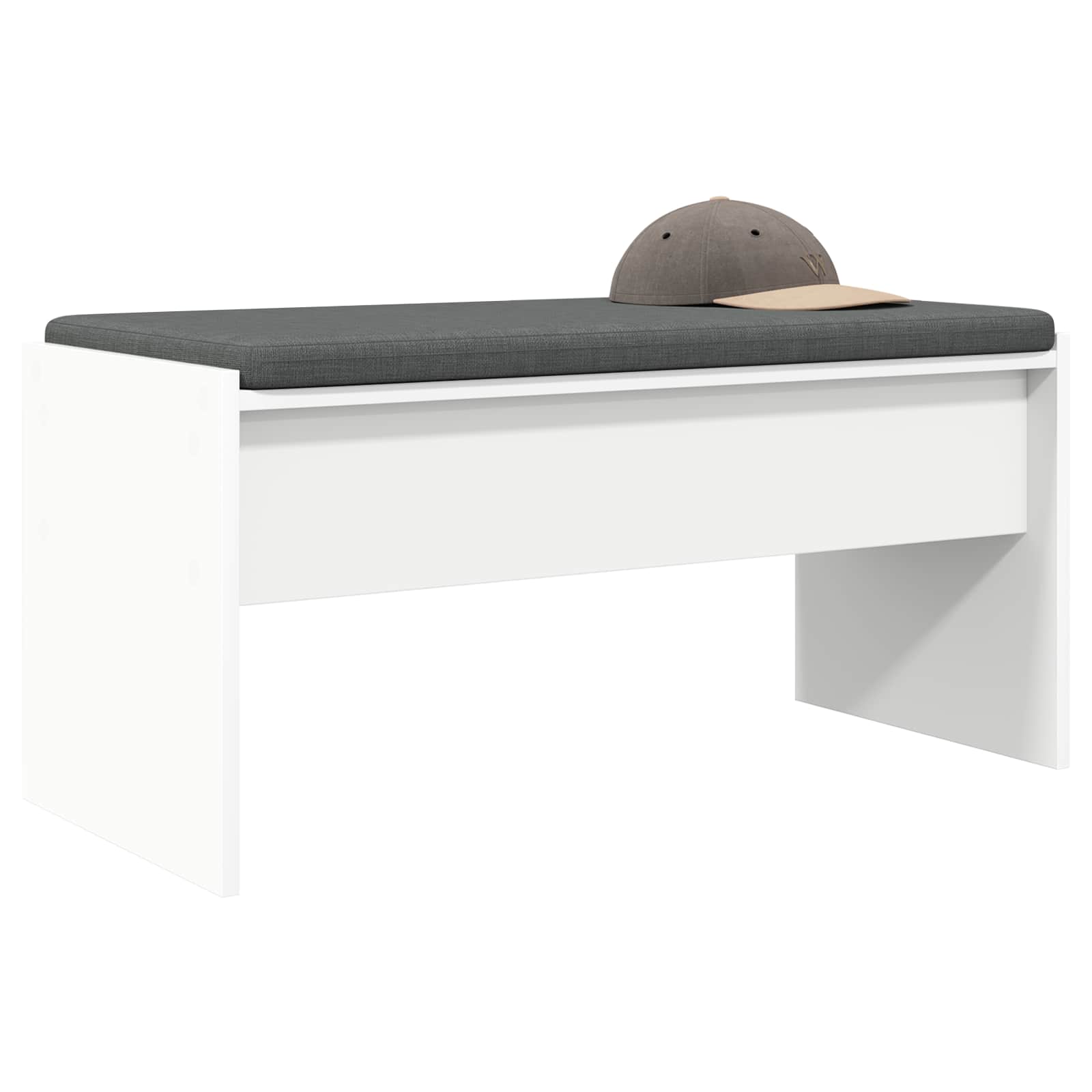 Koridora sols ar spilvenu Balts 80 x 38 x 46 cm
