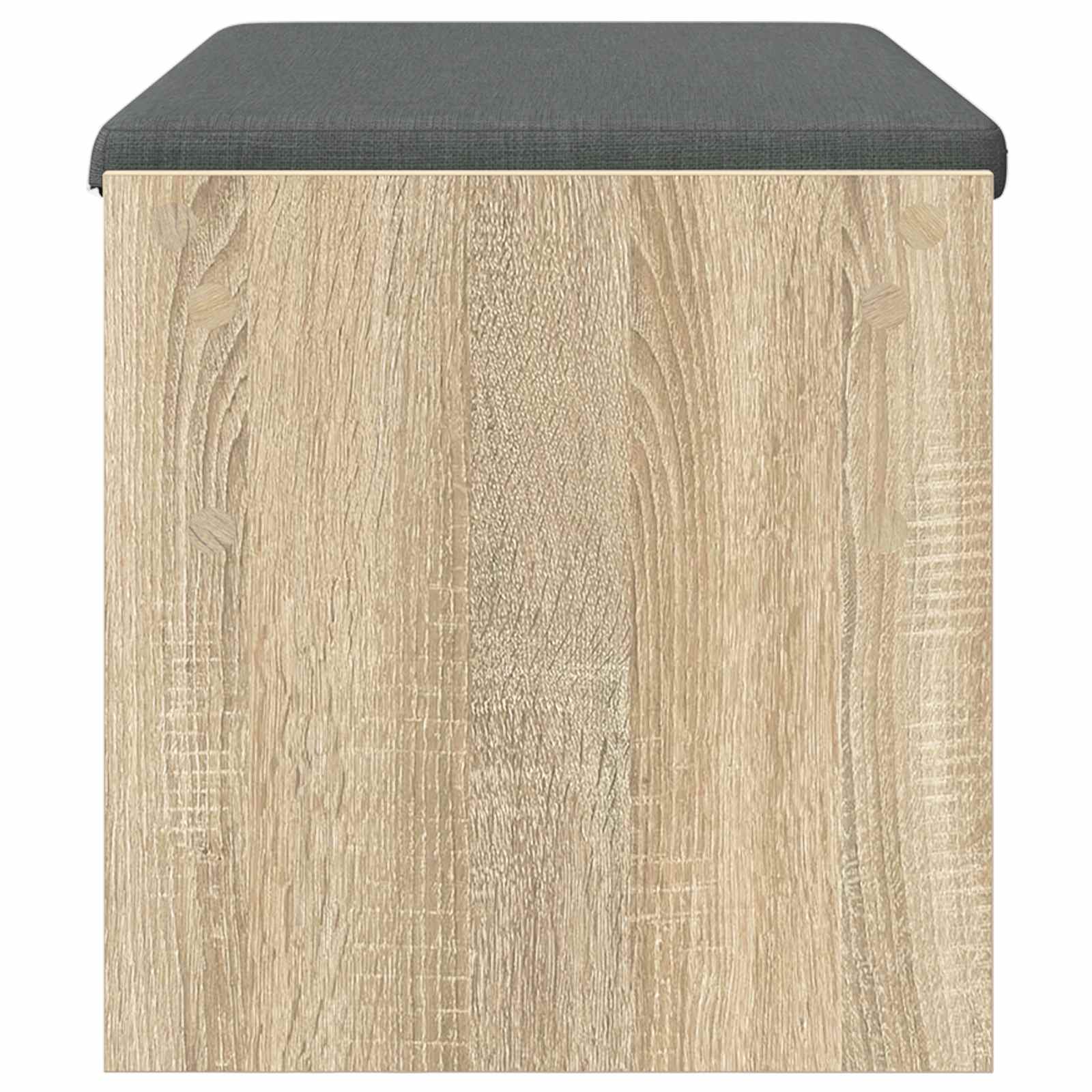 Koka sols ar spilvenu Sonoma ozols 80 x 38 x 46 cm