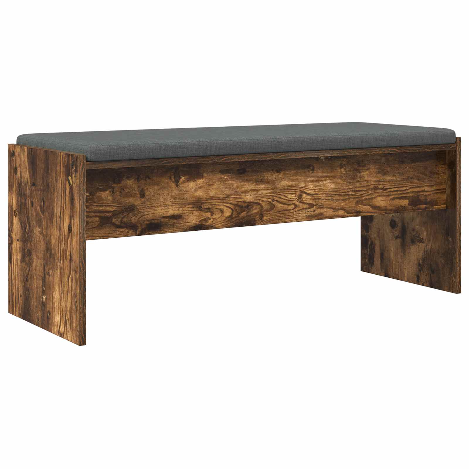 Priekšnams beņķis ar spilvenu Dūmots ozols 100 x 38 x 46 cm
