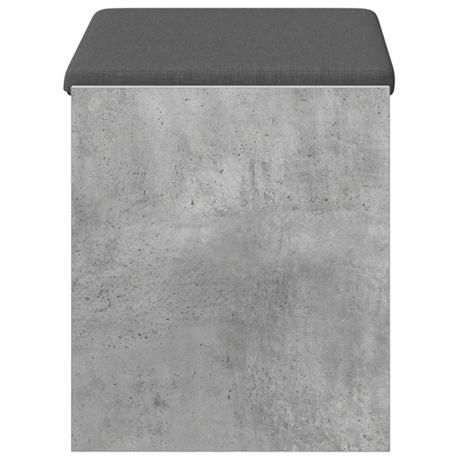 Koridoriaus suolas su pagalve Betono Pilka 63 x 38 x 45 cm