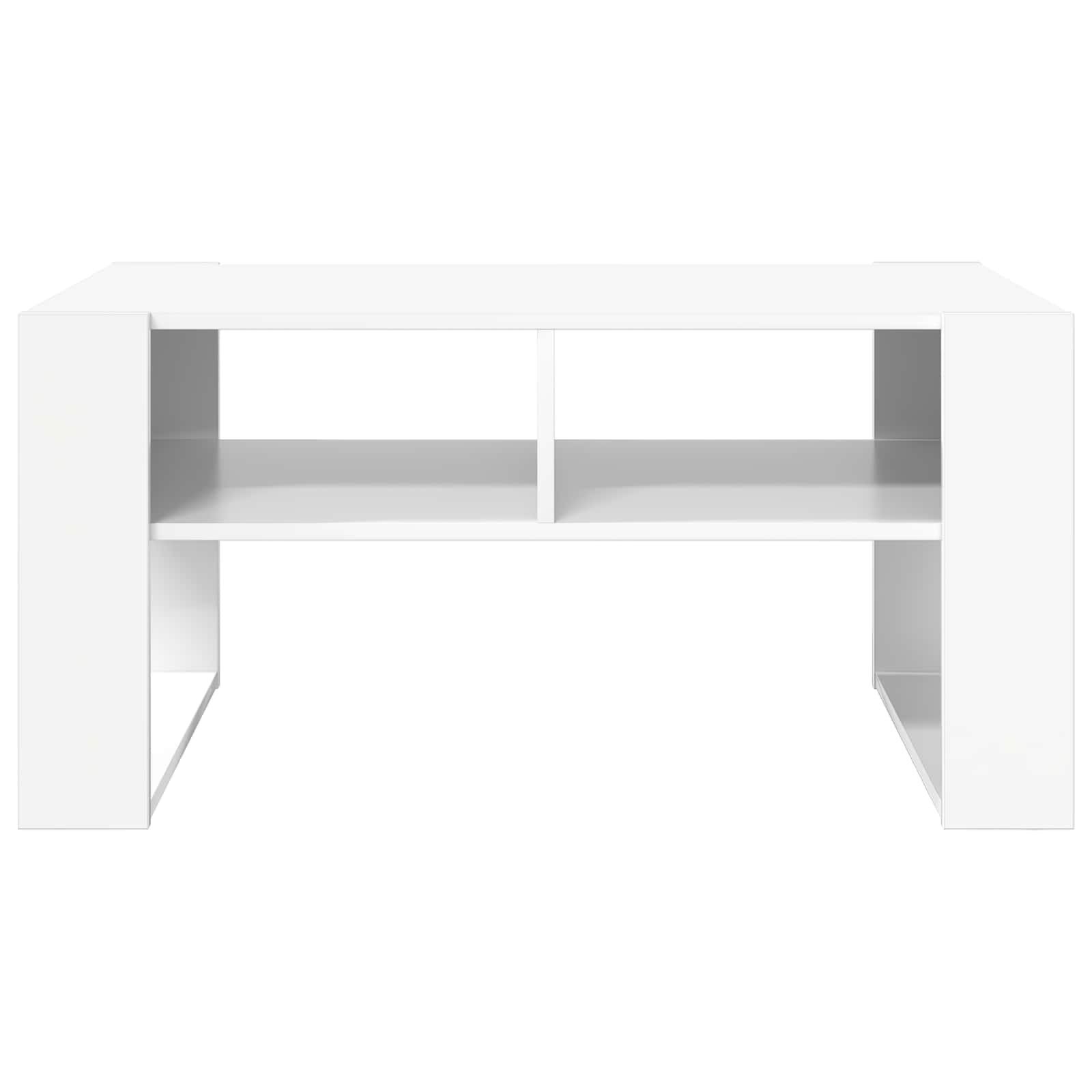 Kavos staliukas Balta 92 x 53 x 45 cm Apdirbta mediena